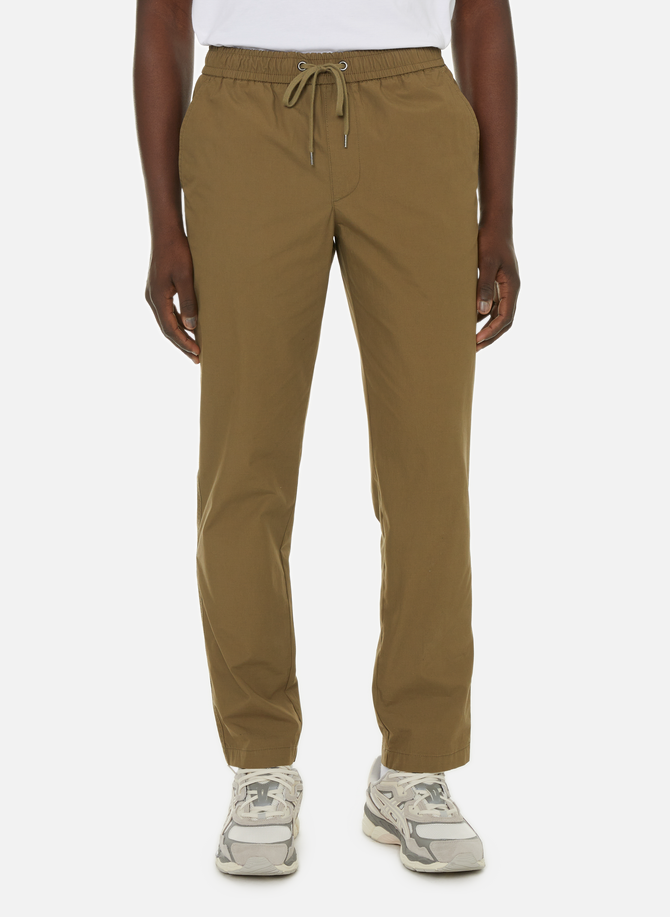Straight cotton trousers  SELECTED