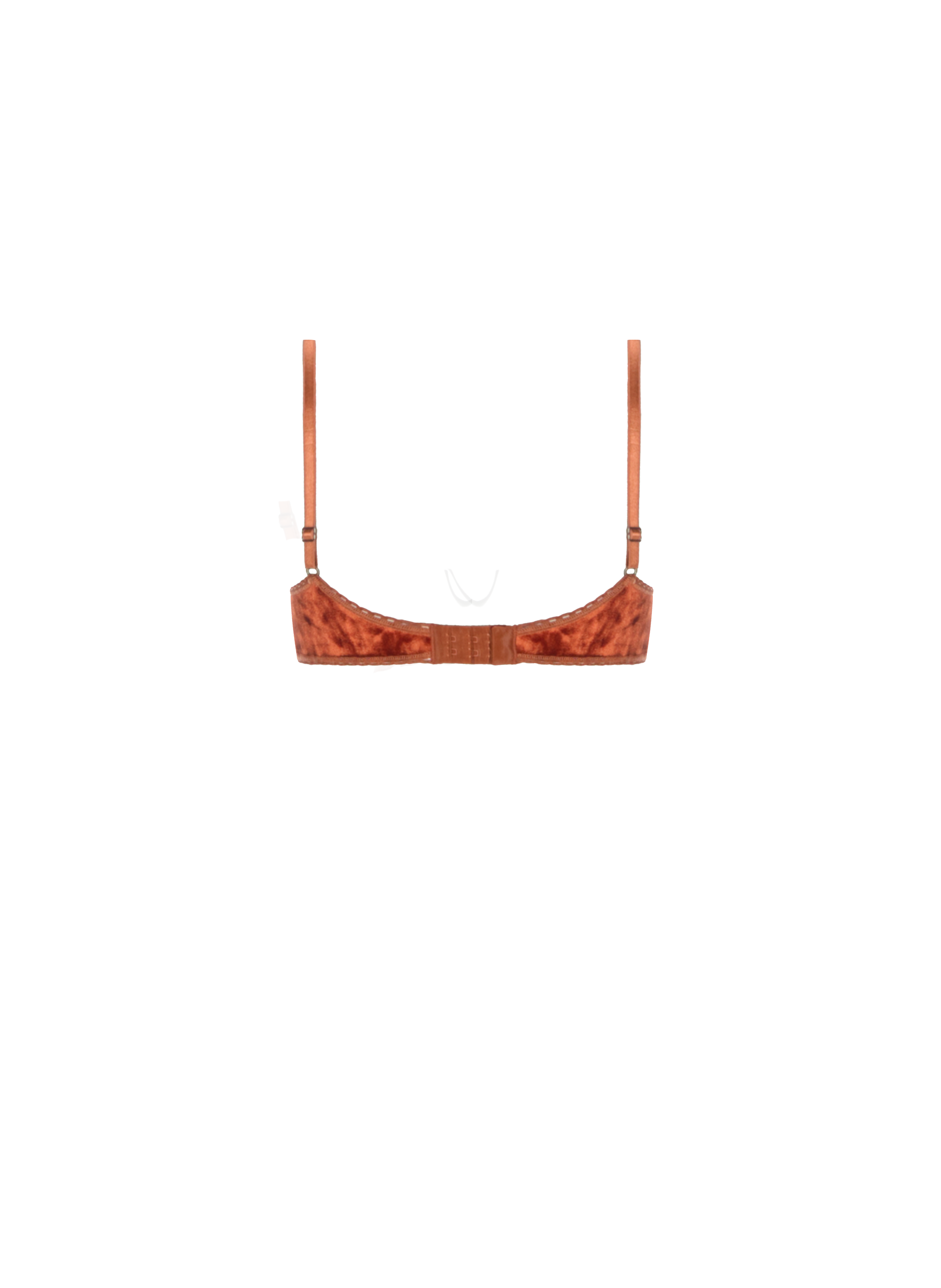 Velvet effect bra MOMONI Brown