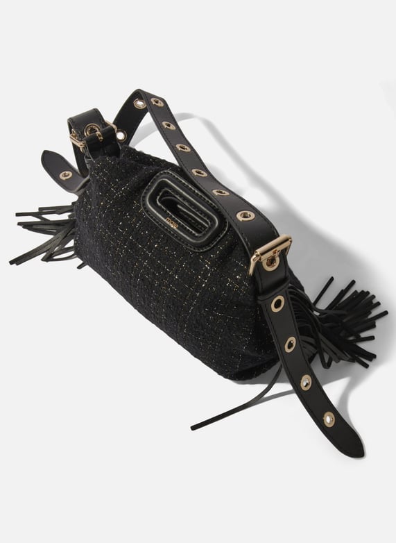 Sac Porte epaule En Cuir Melange Miss M Mini Maje Femme Printemps