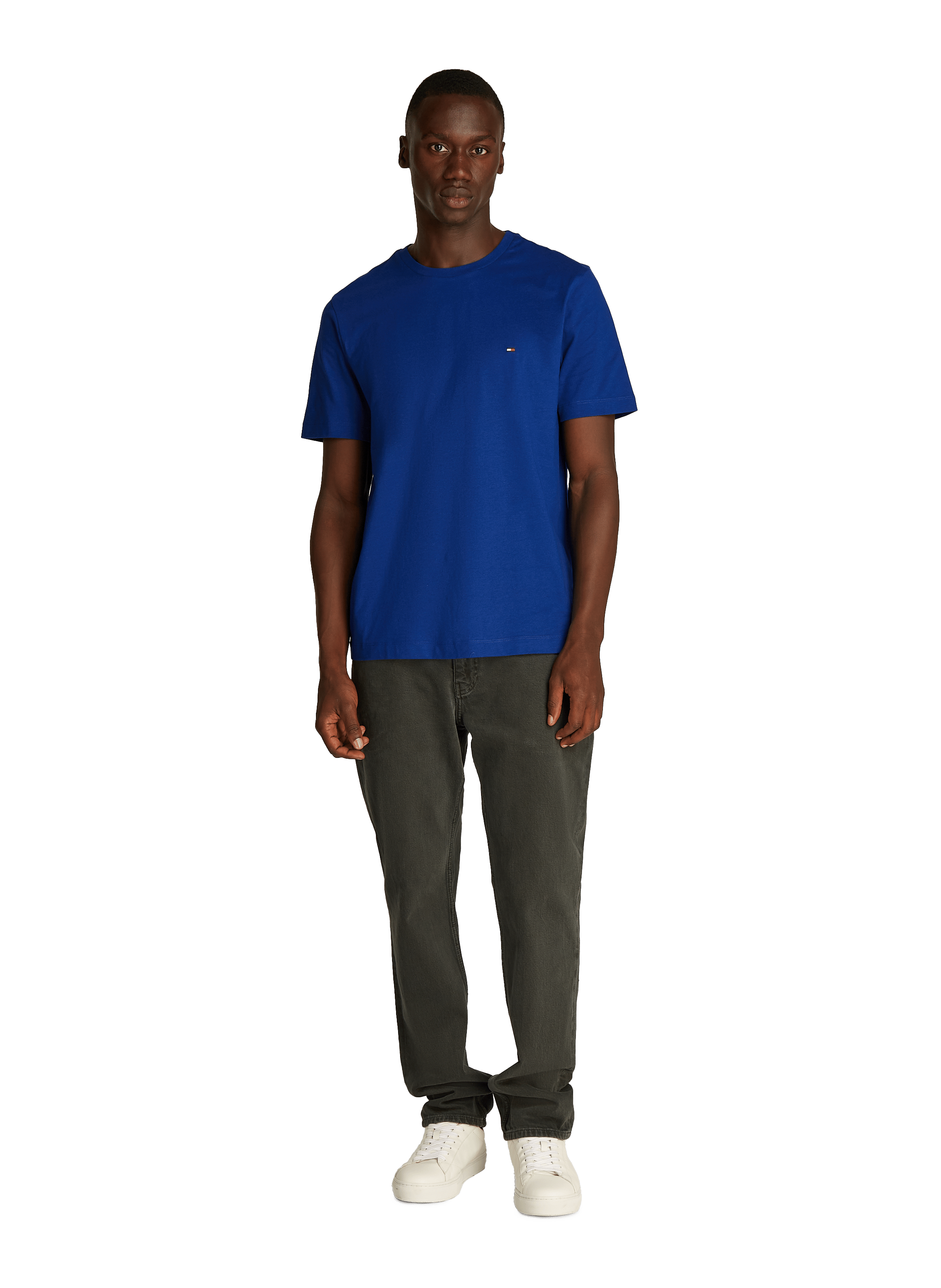 Cotton T-shirt TOMMY HILFIGER Blue