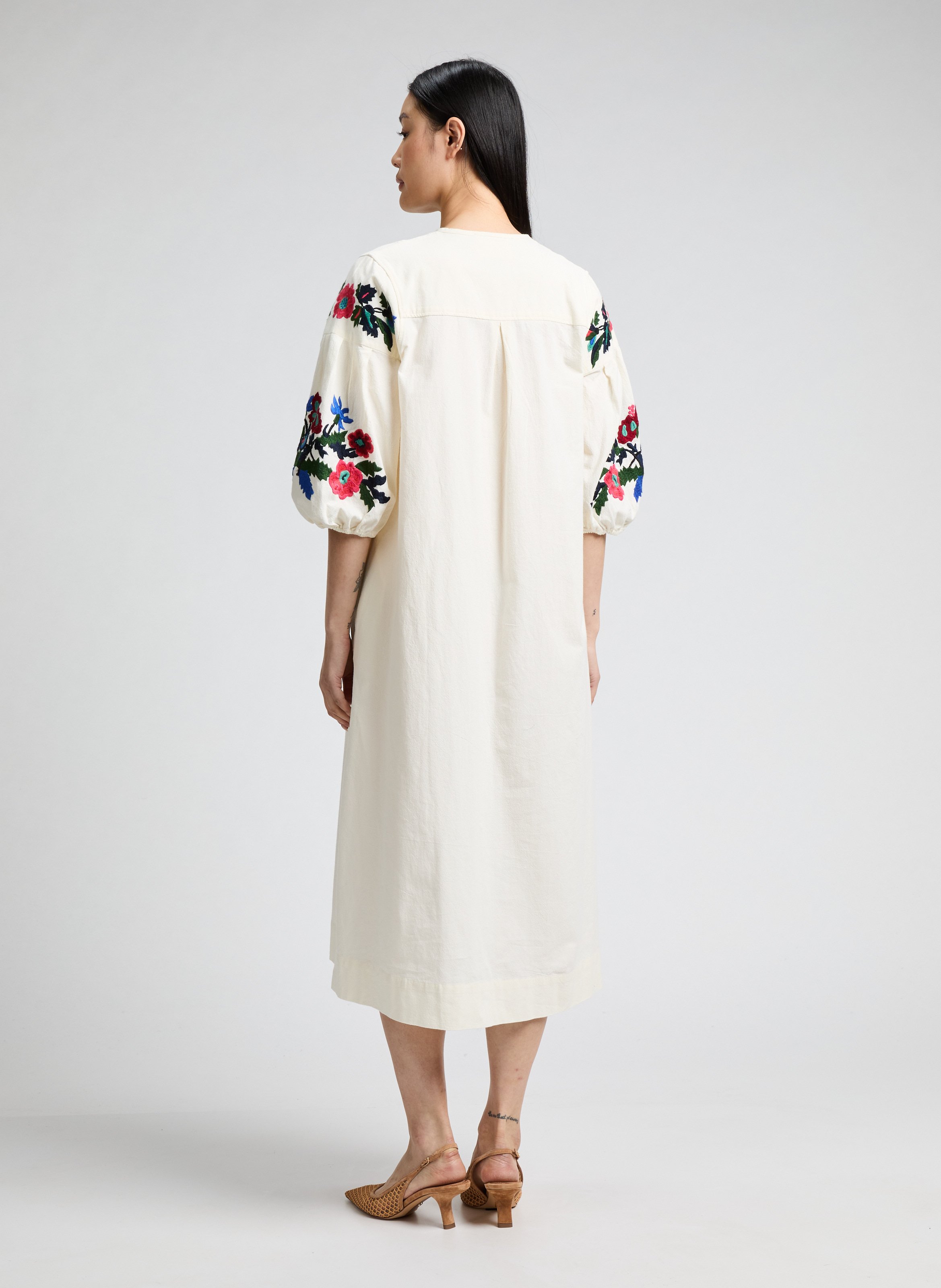 Long cotton dress by Rudo LEON & HARPER White