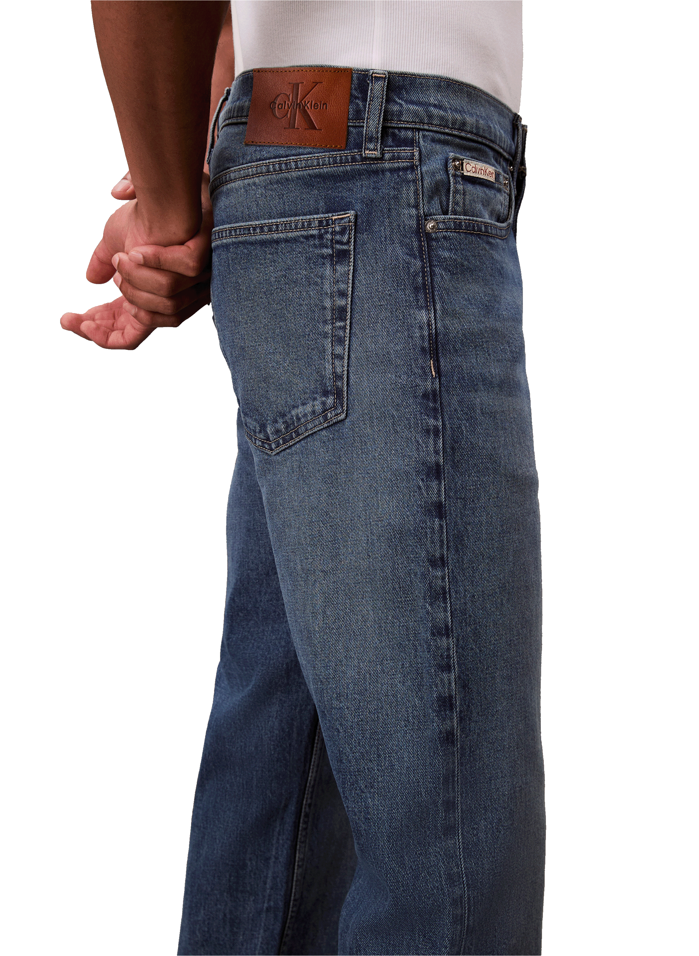 Jean droit CALVIN KLEIN Bleu