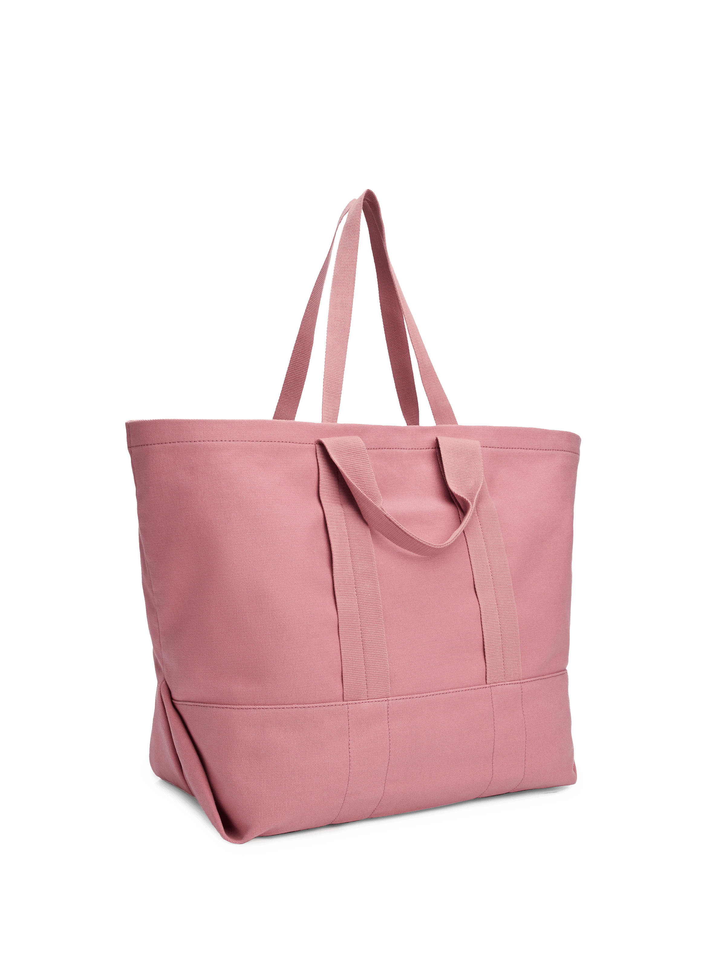 Sac cabas en toile à logo ton sur ton TOMMY HILFIGER Rose