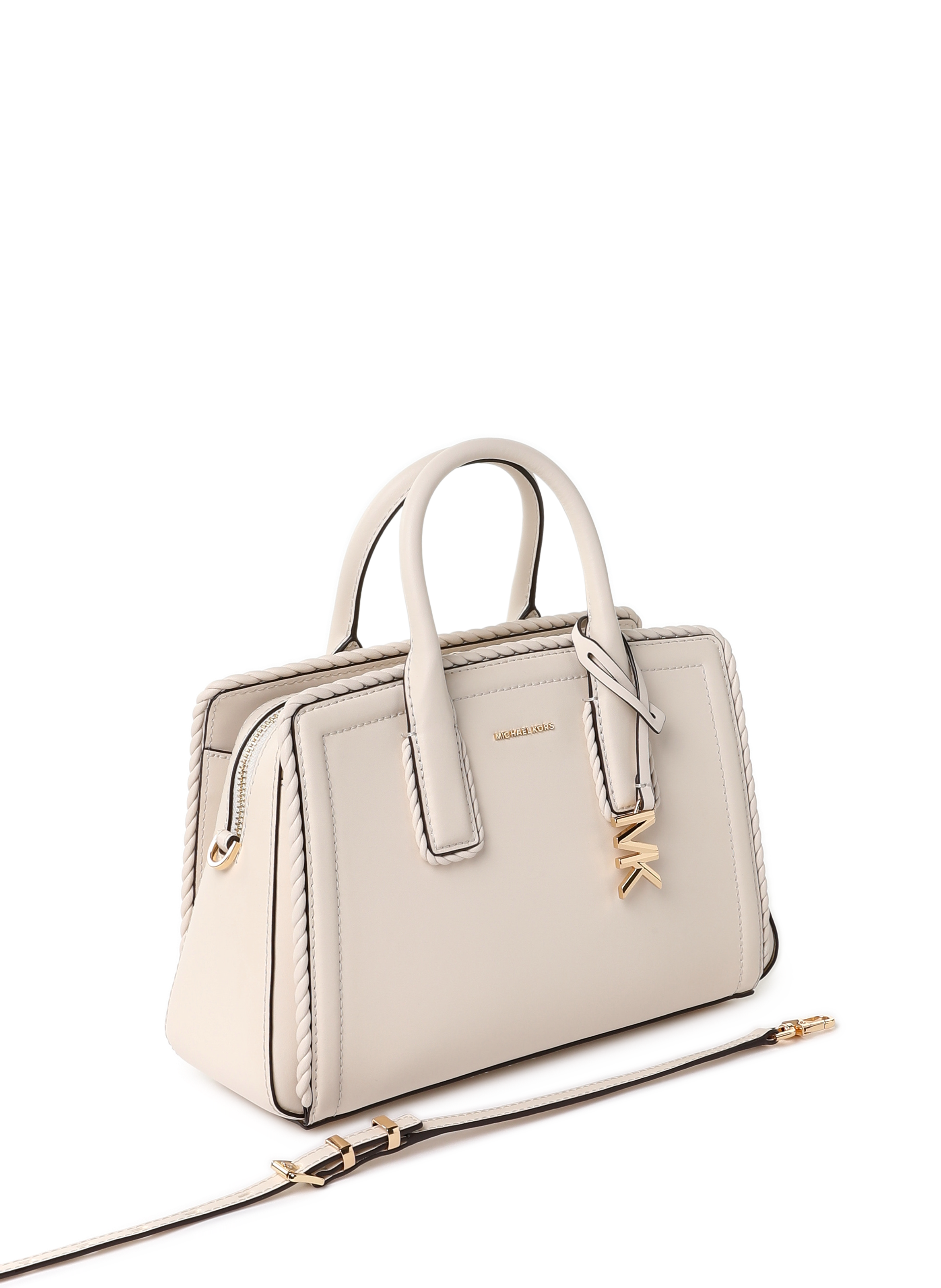 Sac à main en cuir  MICHAEL KORS Blanc