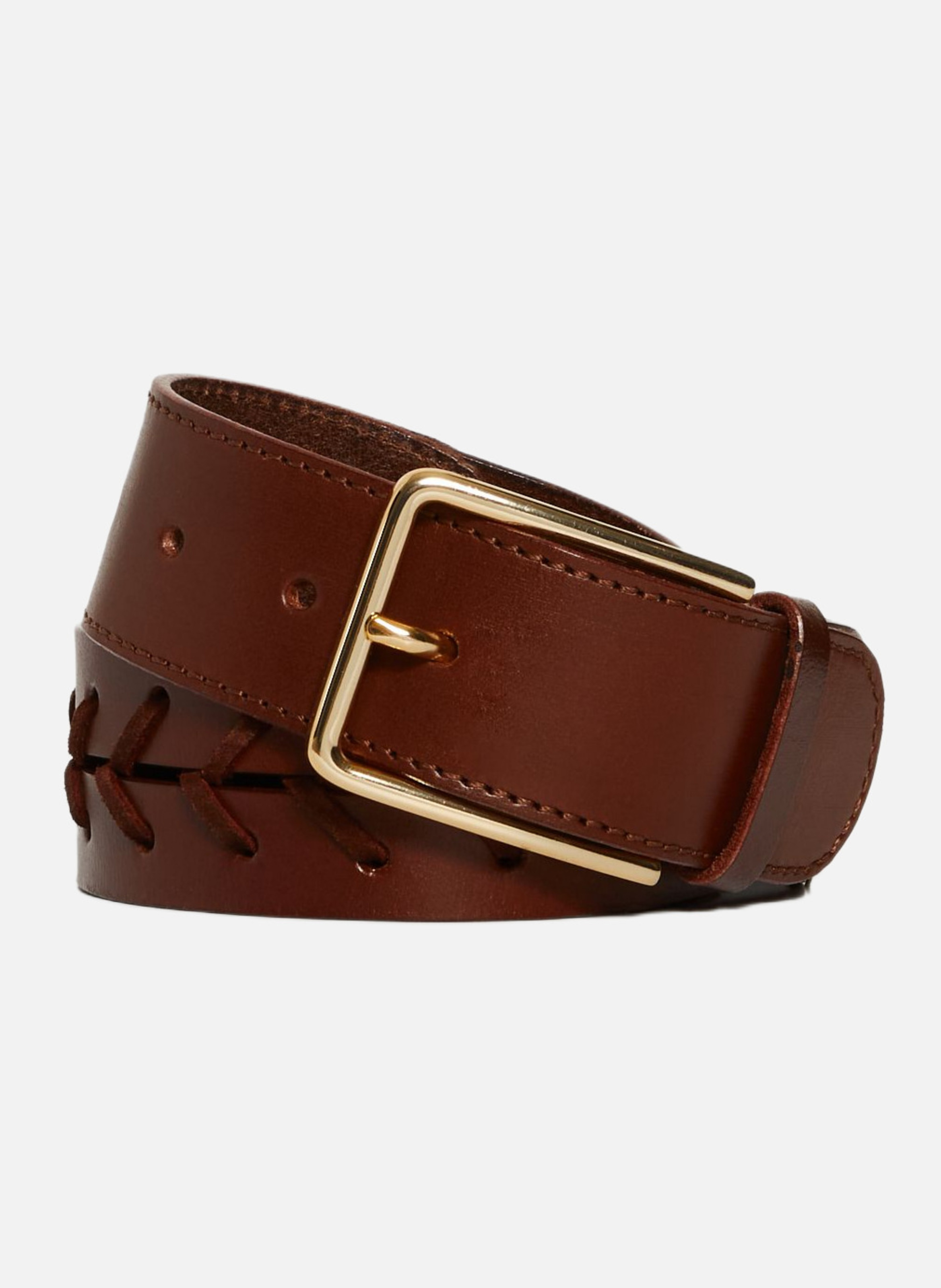 Ceinture noire 40mm VANESSA BRUNO Marron
