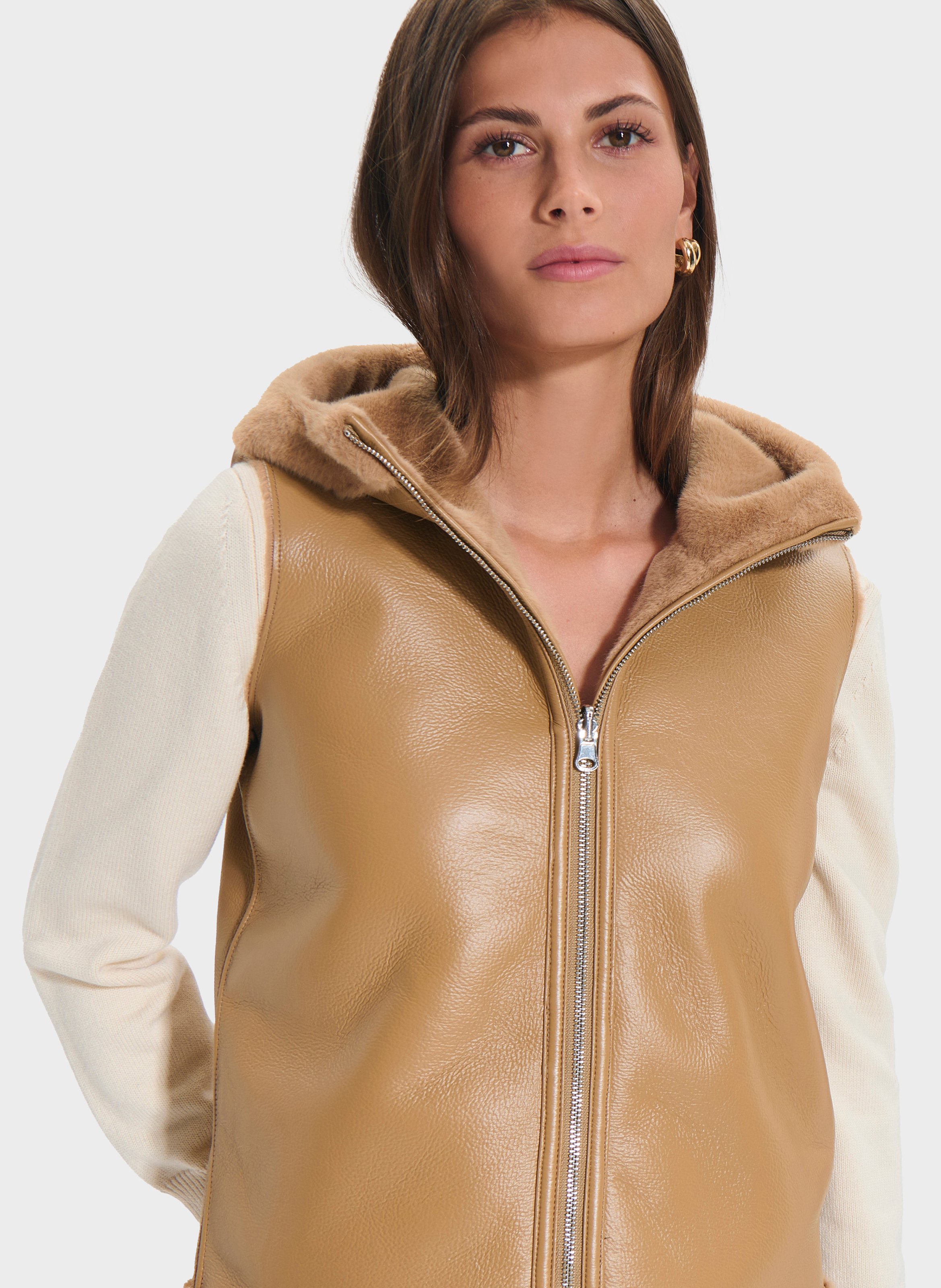 Gilet  genta ZAPA Marron