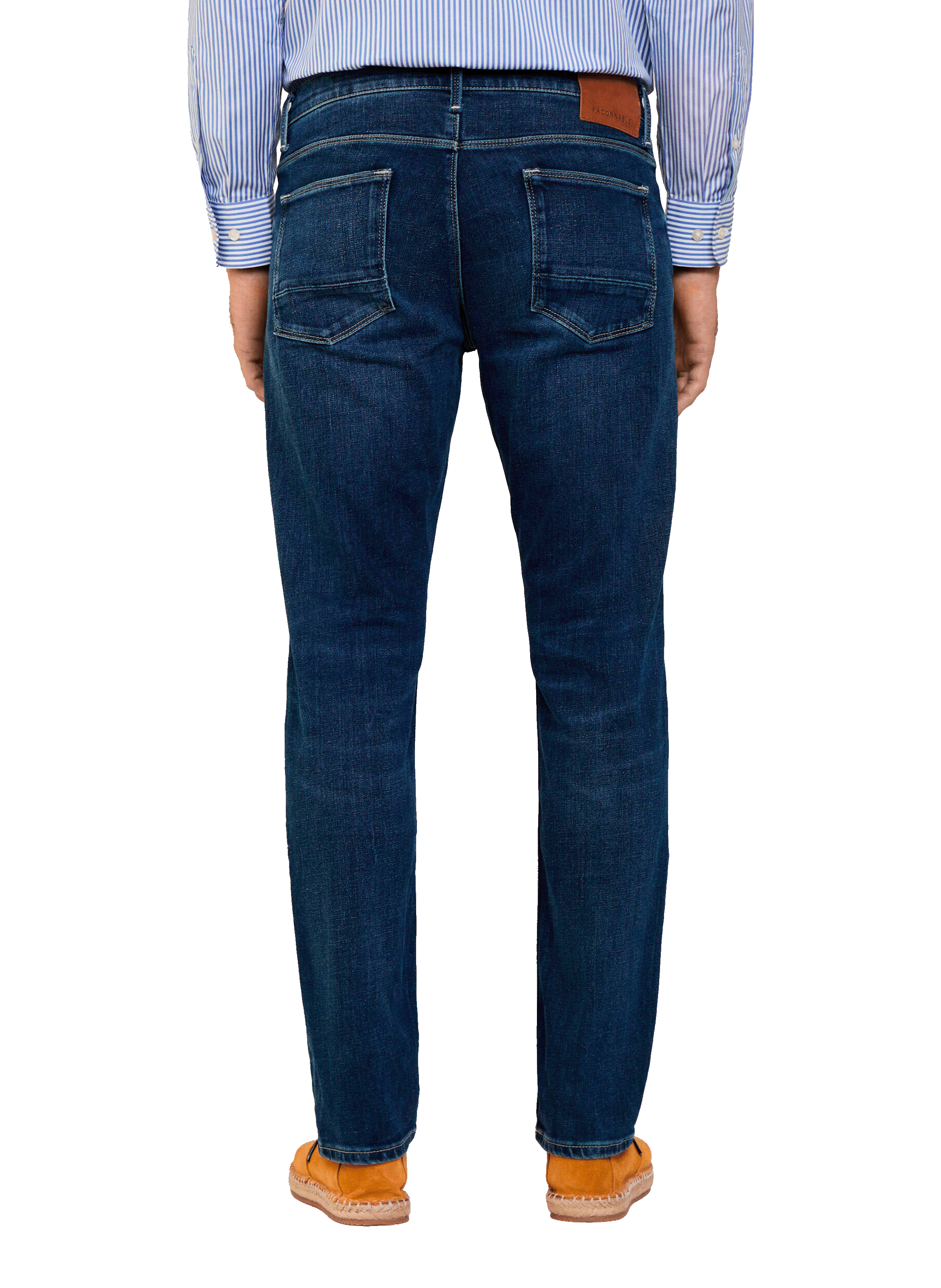 Contrast Jeans FACONNABLE Blue