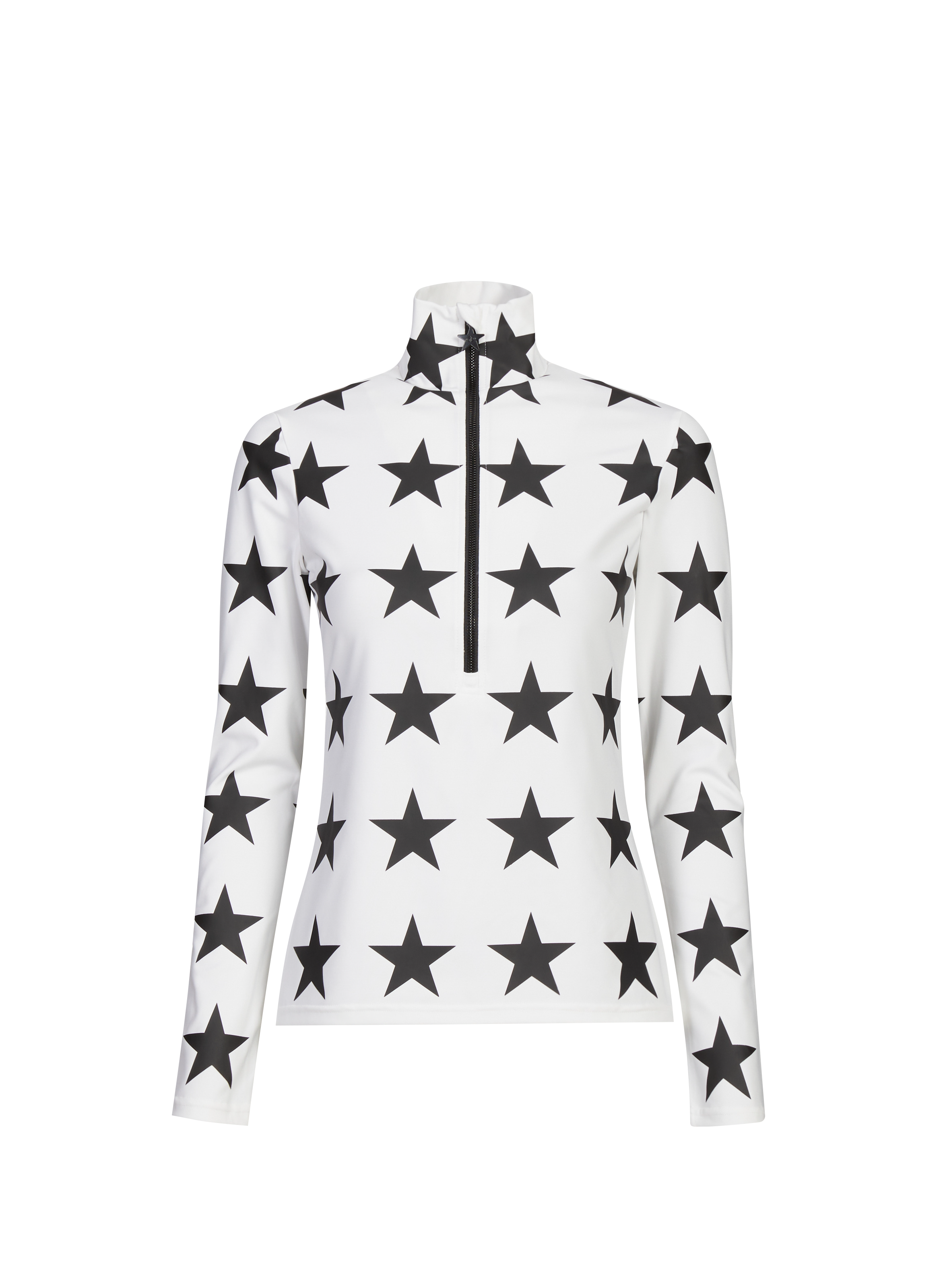 GOLDBERGH Pull étoiles col montant White