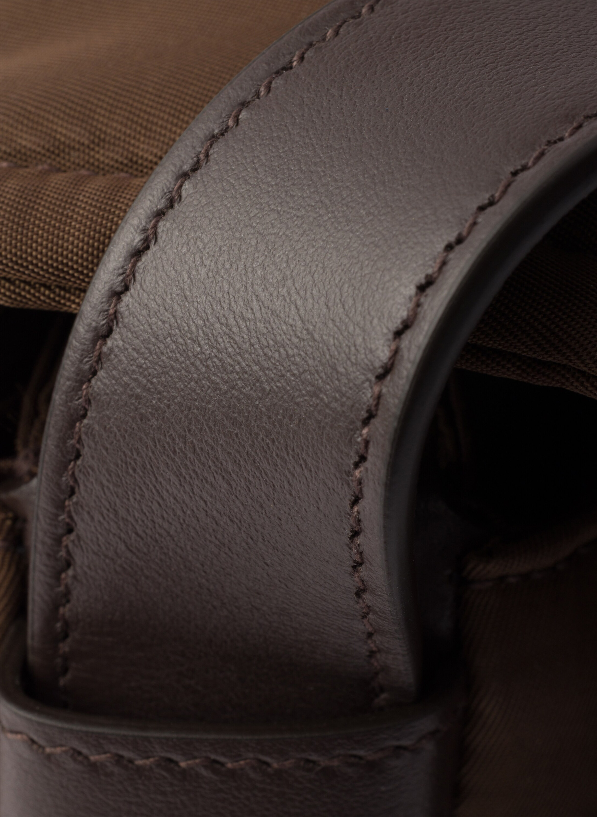 Sac porté épaule prada traveller en re-nylon matel PRADA Marron