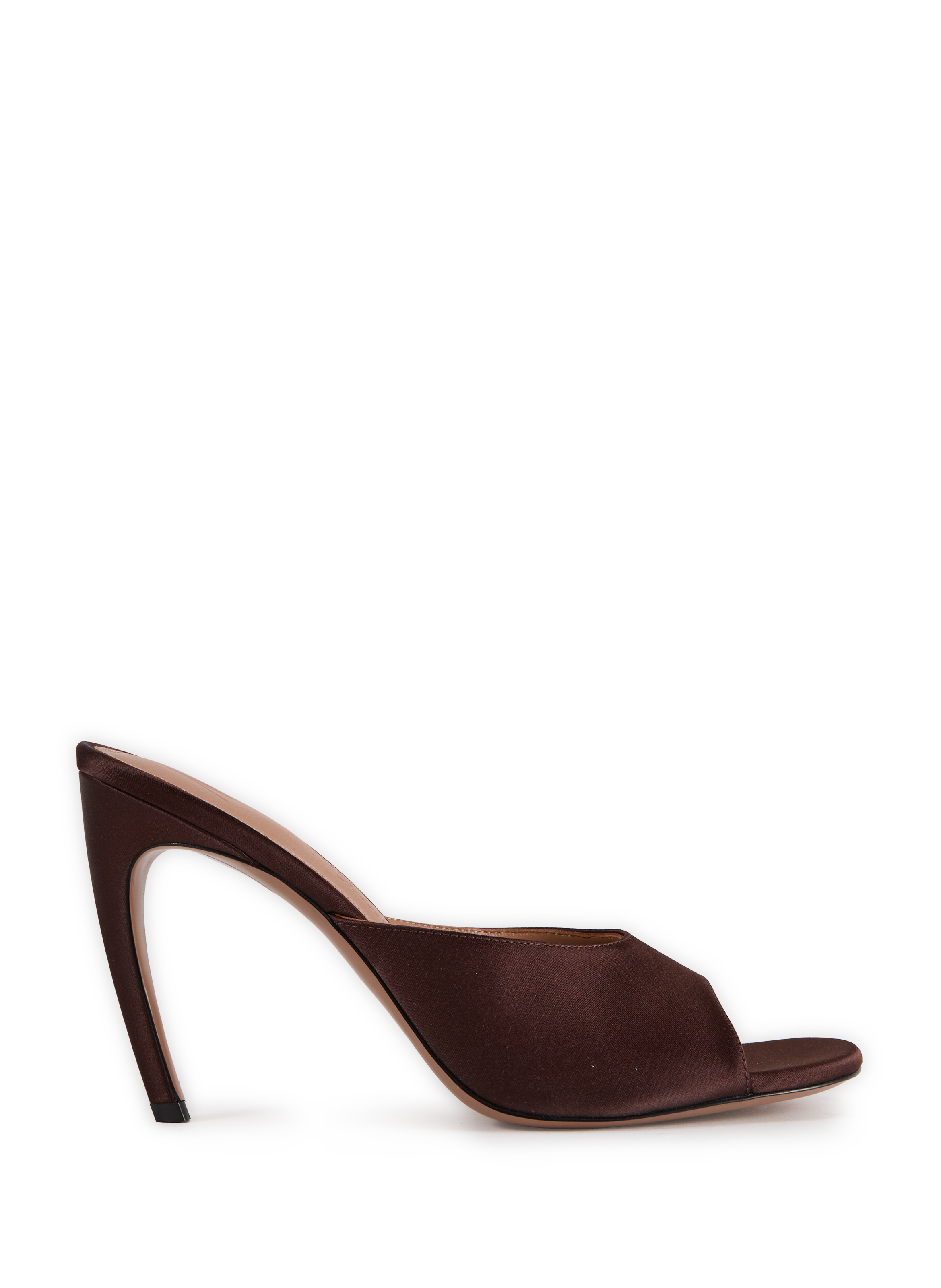 Satin pumps THE ATTICO Brown