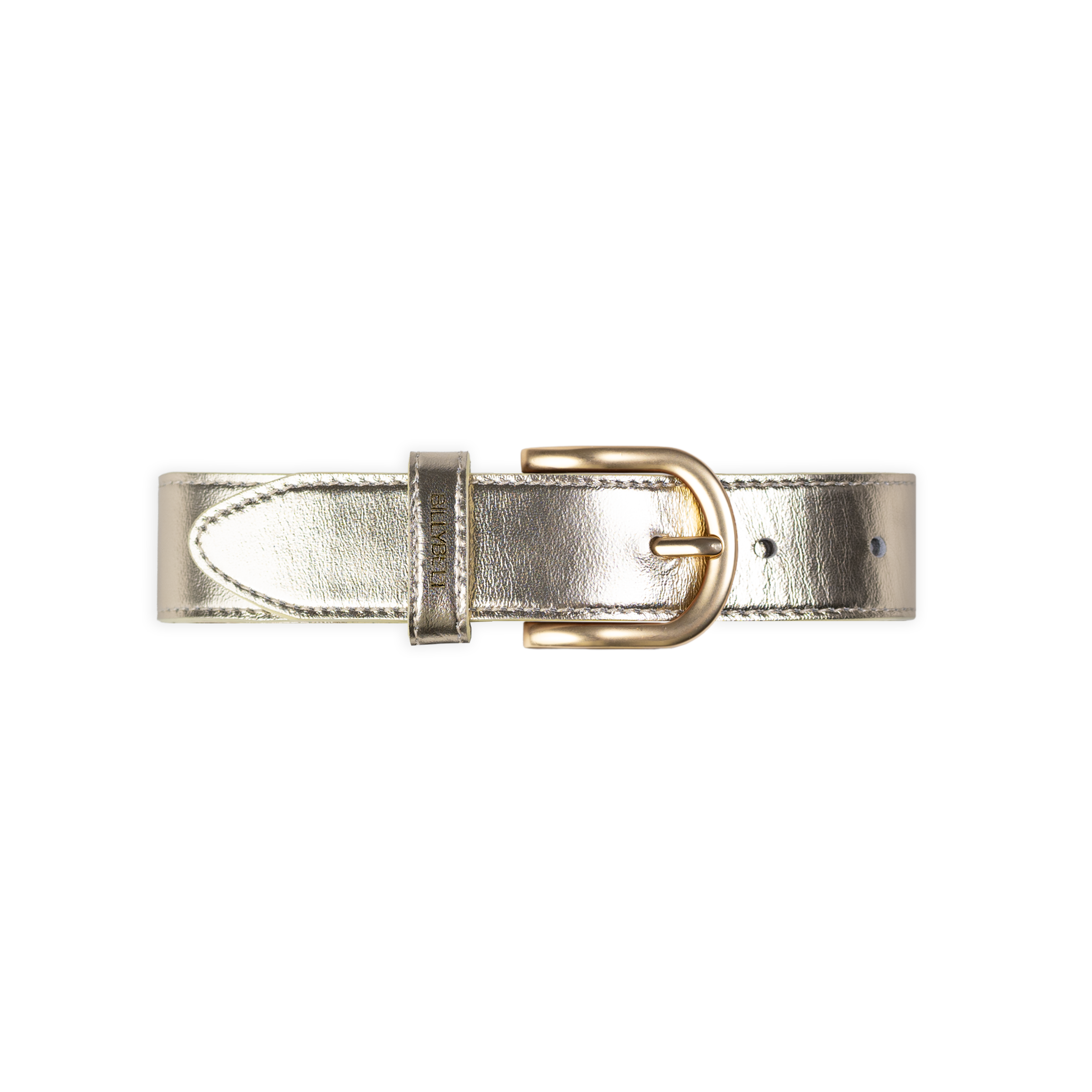 Ceinture en cuir unie BILLYBELT Doré