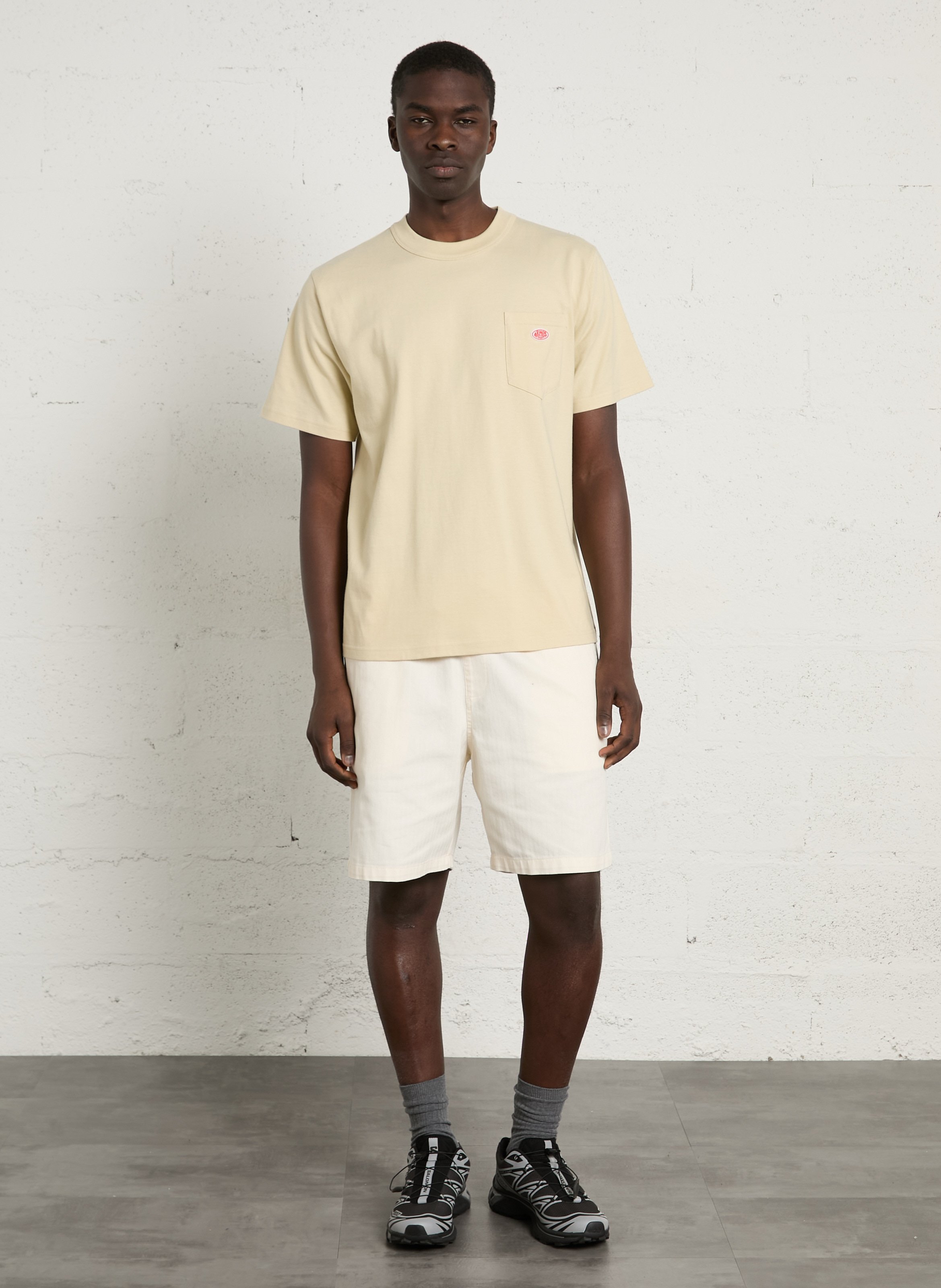 Tee-shirt droit en coton bio heritage ARMOR-LUX Beige