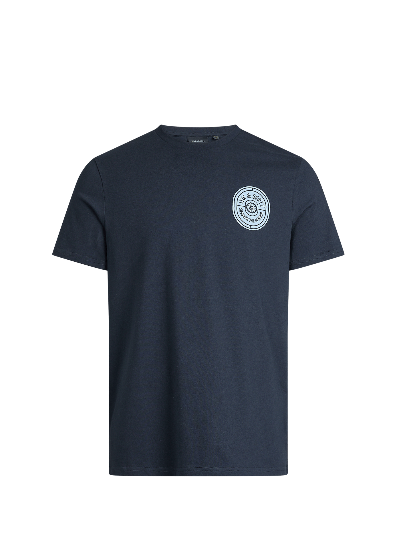 Cotton Logo T-shirt LYLE & SCOTT Blue