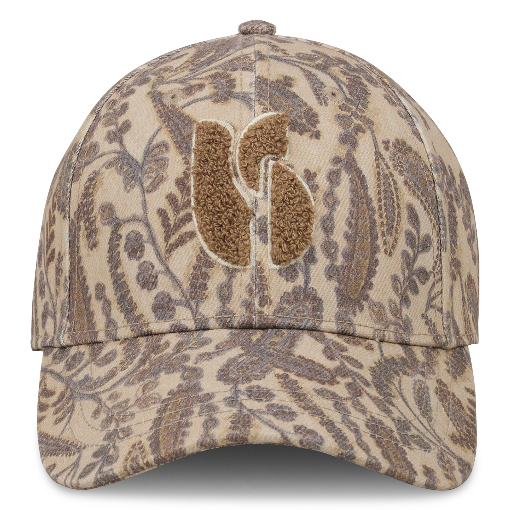 Casquette imprimée à logo bouclé hari BA&SH Beige