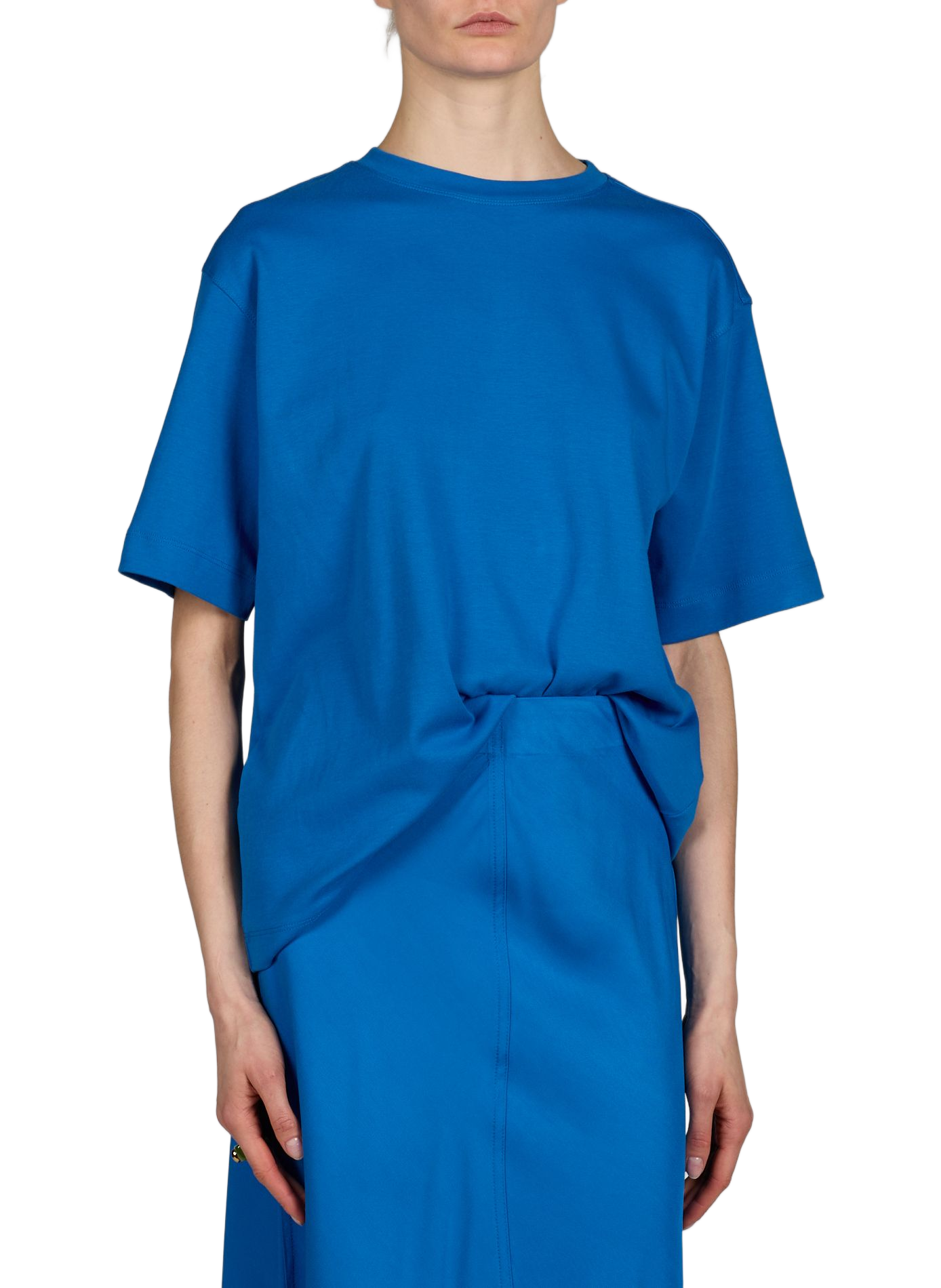 T-shirt Rounimia en coton ROUGE EDIT Bleu