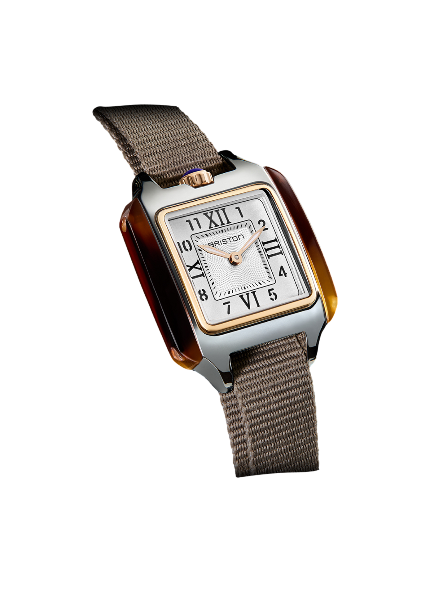 Montre Streamliner Kennedy en nylon BRISTON Blanc