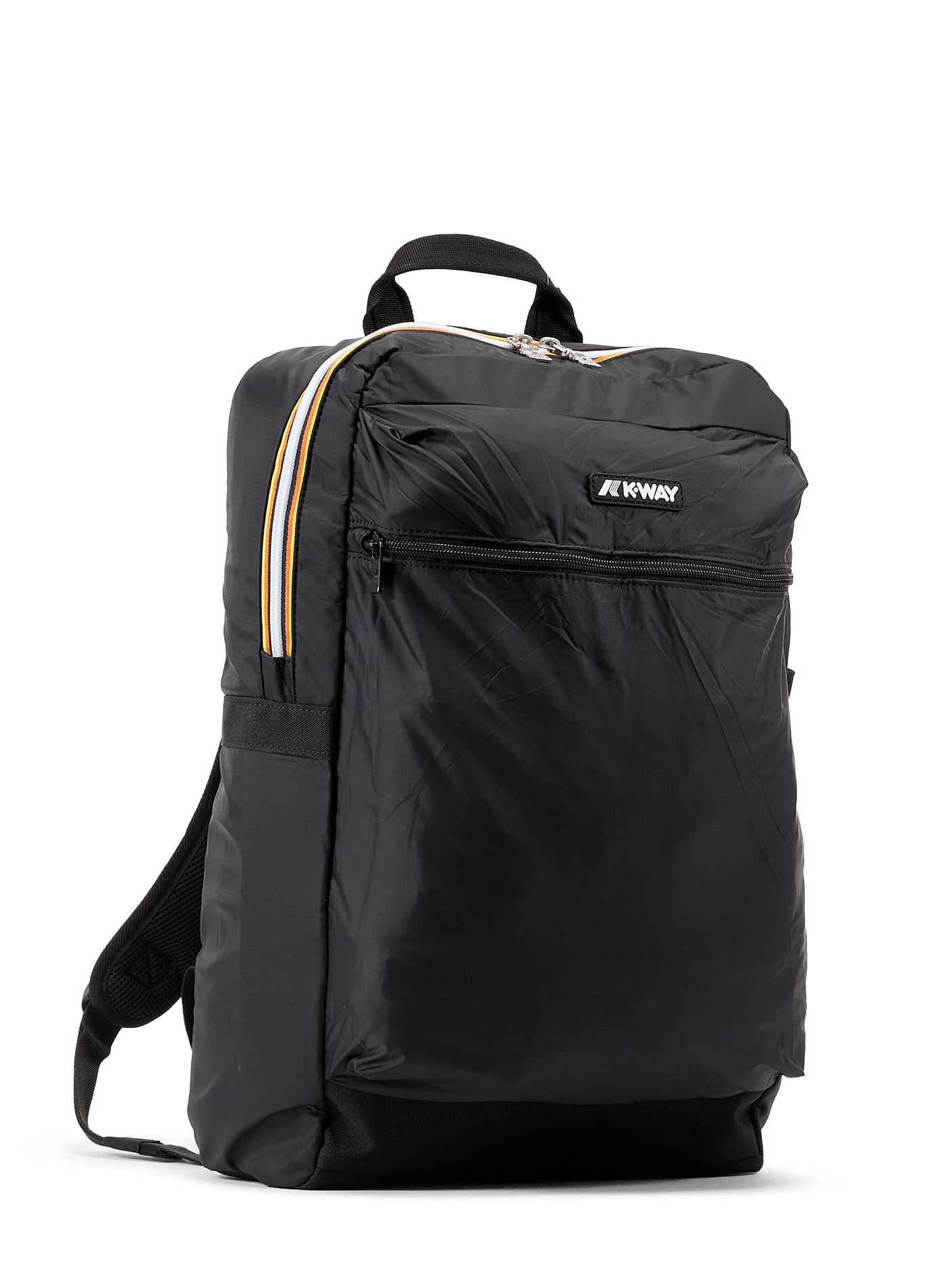 Sac à dos rembourré Laon en tissu ripstop K-WAY Noir