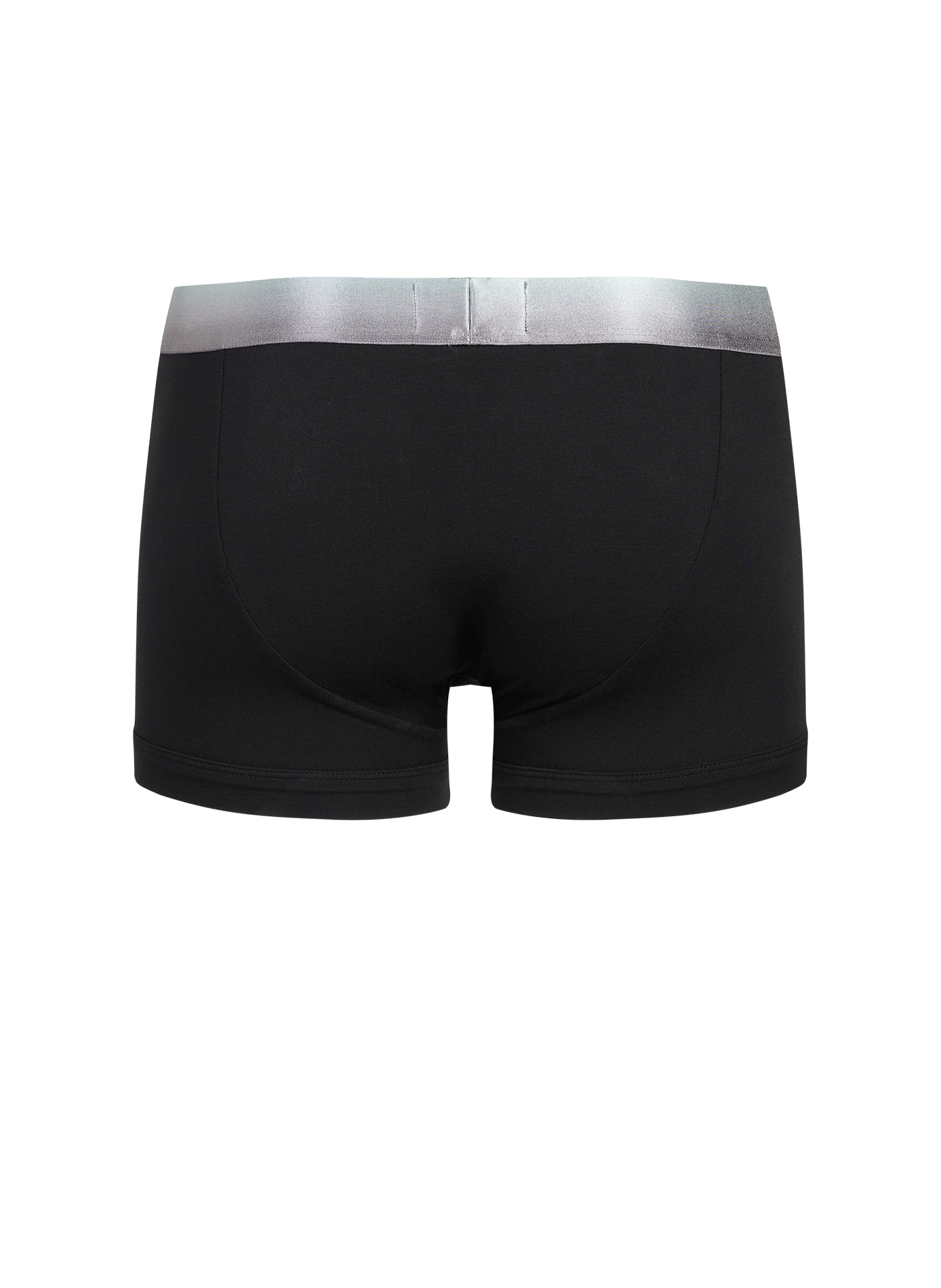 Solid color cotton blend boxer shorts EMPORIO ARMANI Black