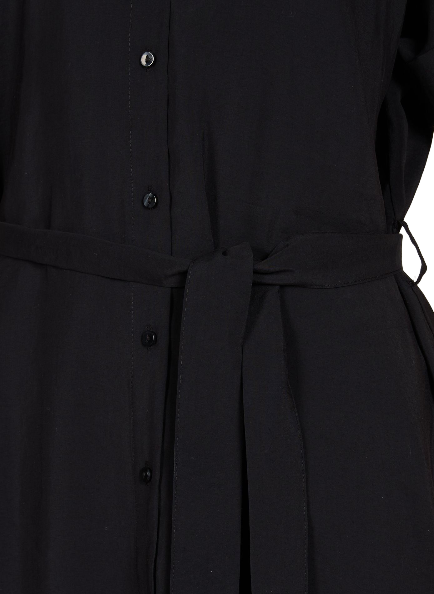 Robe chemise longue ample VILA Noir