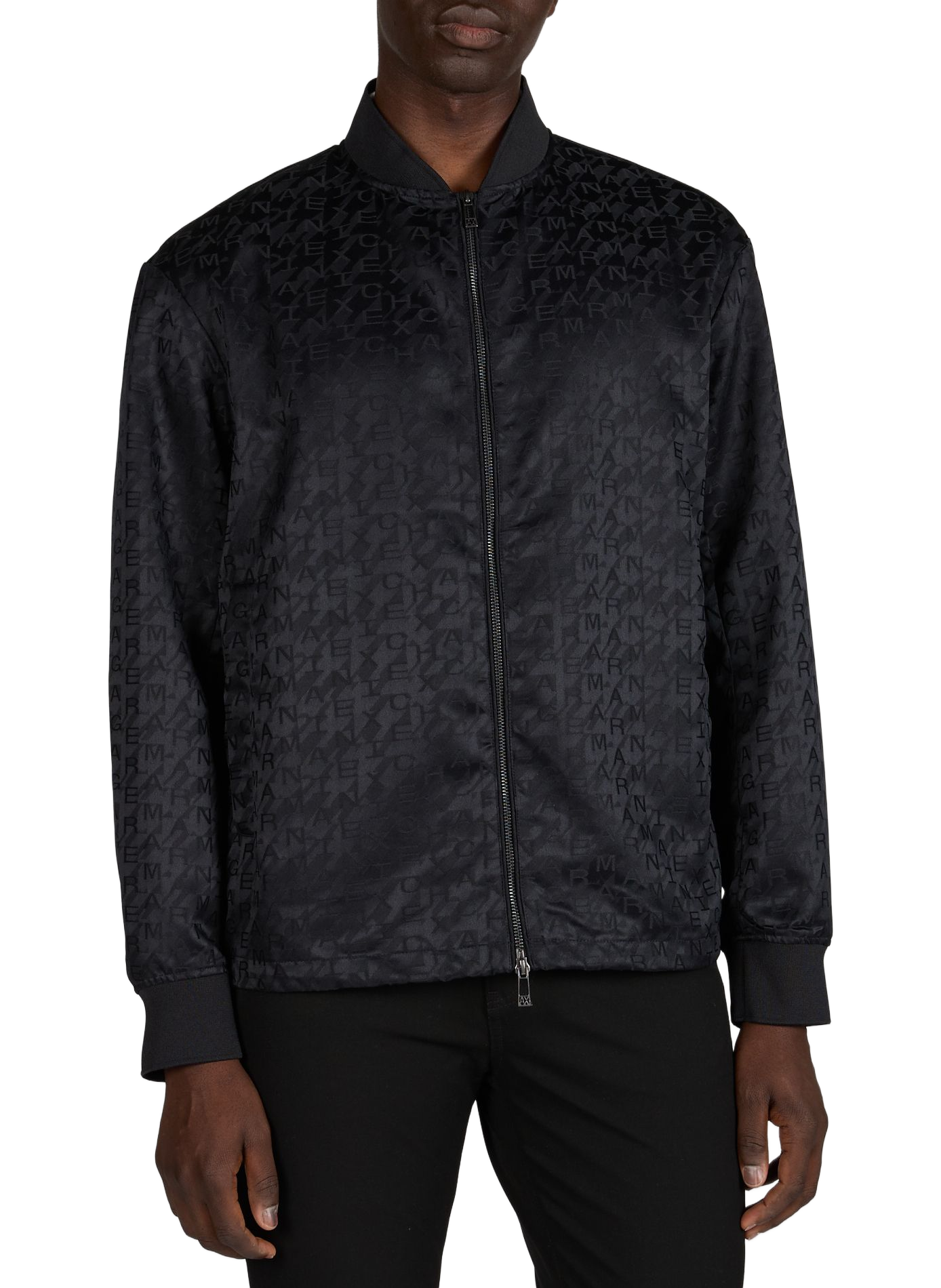 Straight Logo Jacket ARMANI EXCHANGE Blue