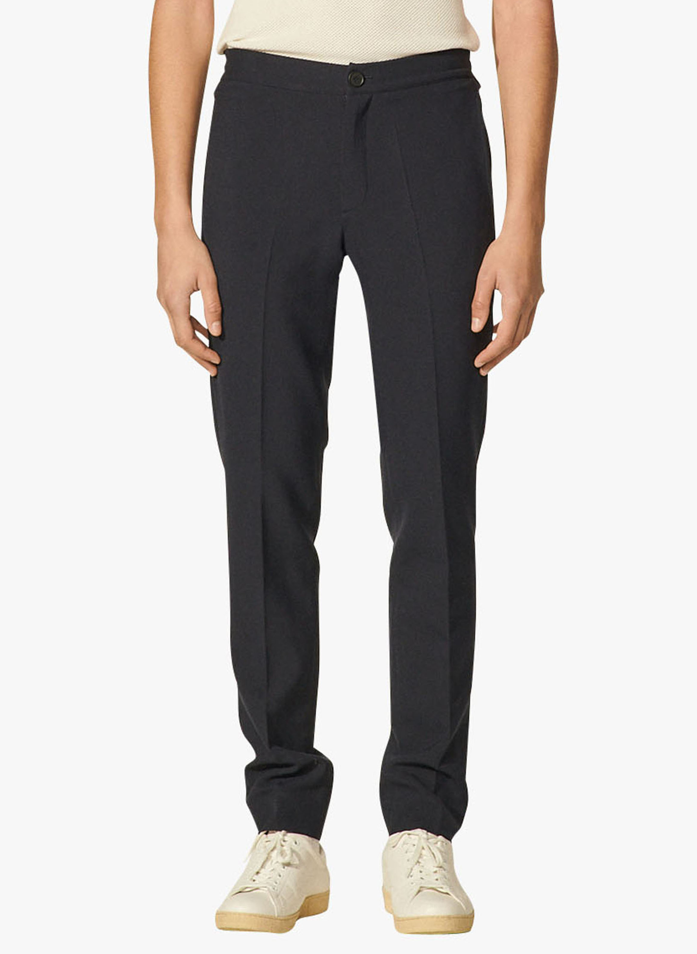 Pantalon droit SANDRO Bleu