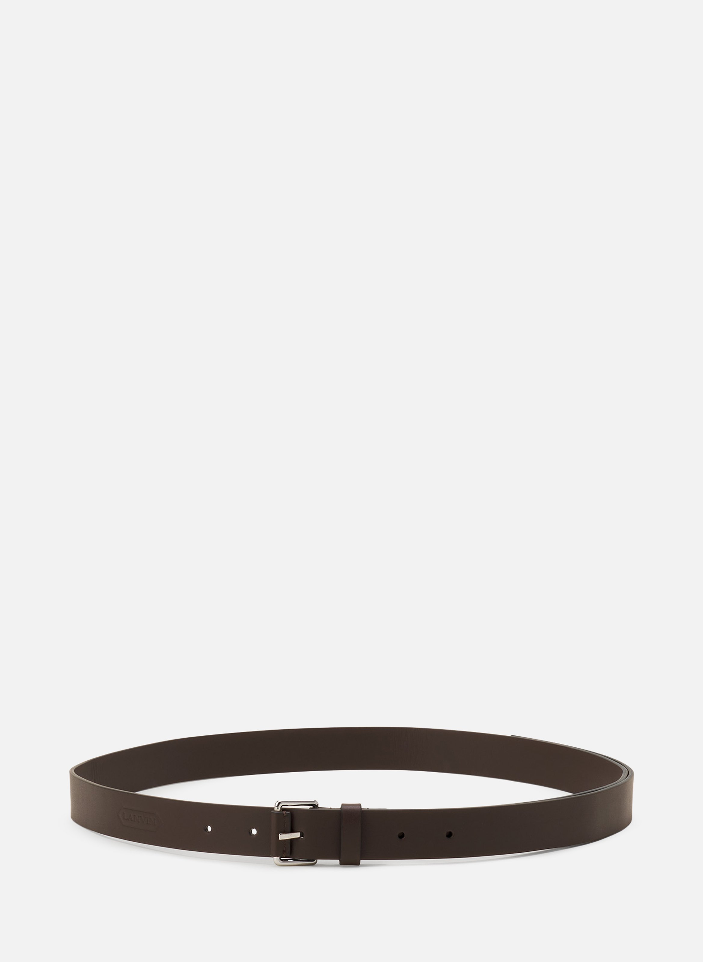 Ceinture compagnon en cuir LANVIN Marron