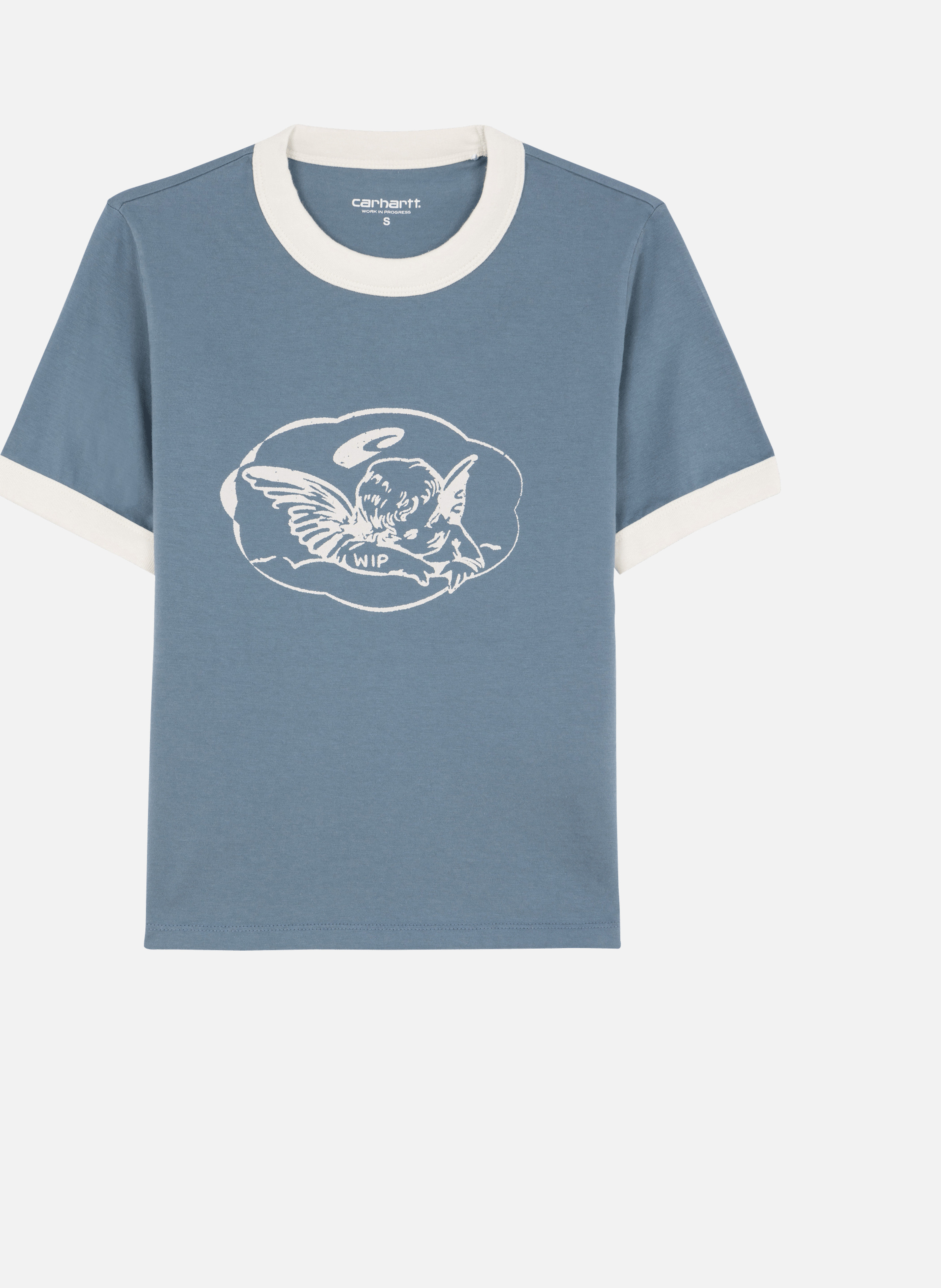 T-shirt w' s/s reminiscing ringer t-s CARHARTT WIP Bleu