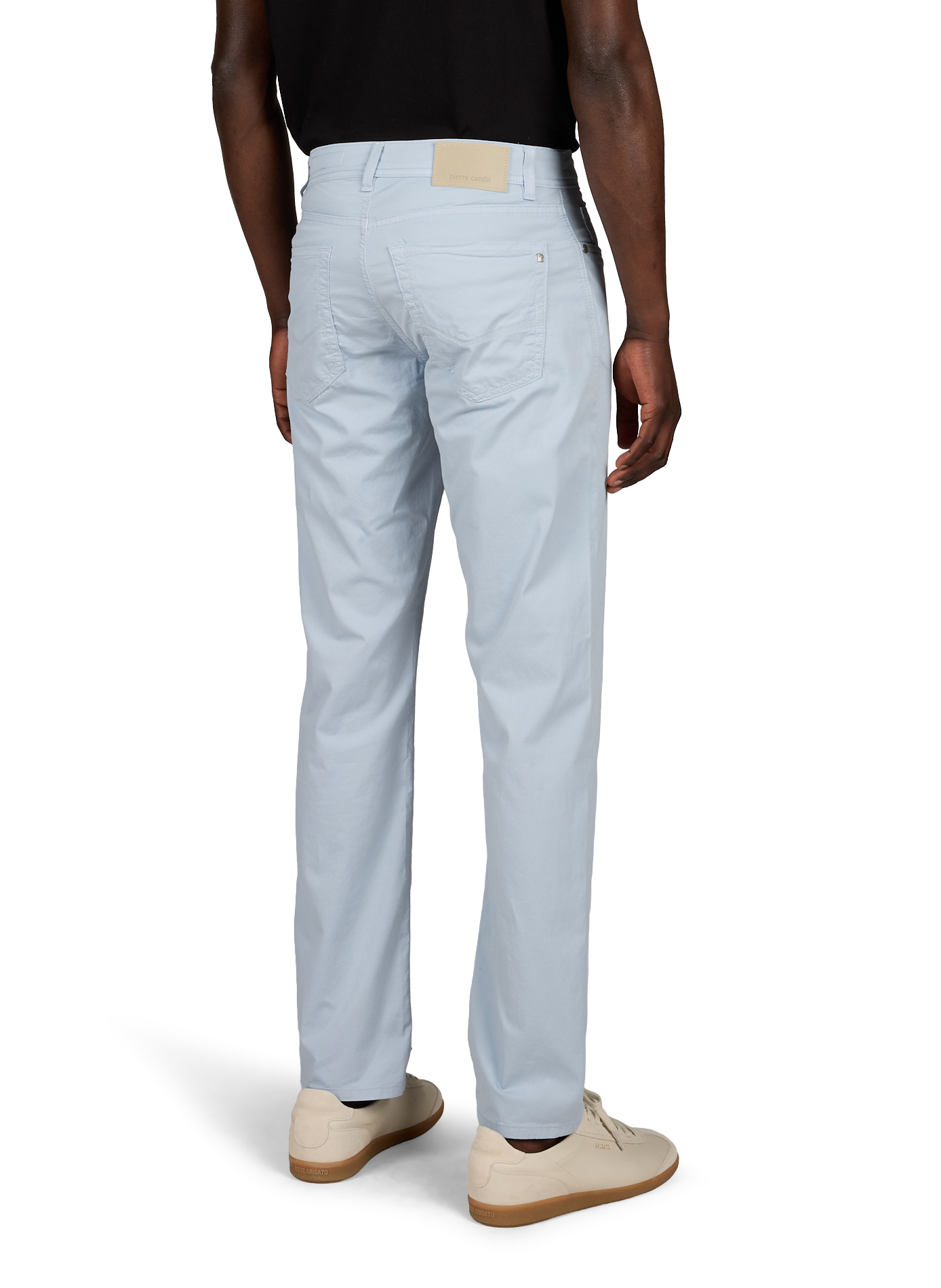Tapered-Fit-Hose aus Baumwolle PIERRE CARDIN Blau