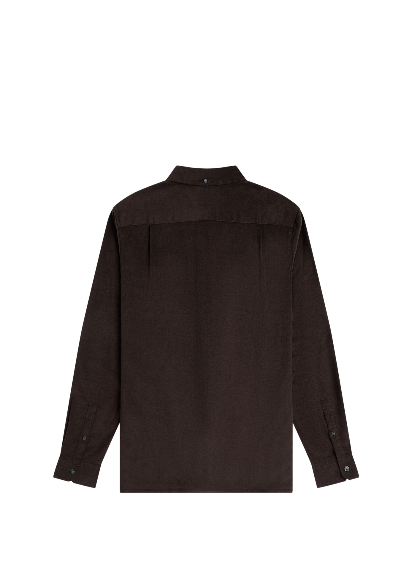 Chemise col classique en coton FRED PERRY Marron