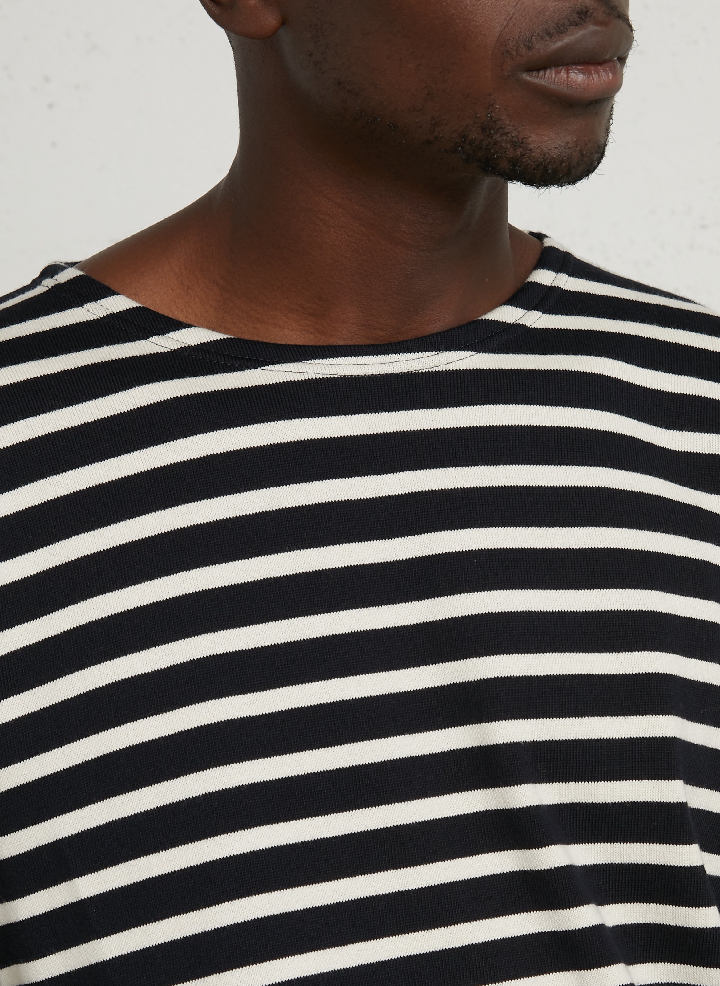Tee-shirt droit marinière en coton heritage ARMOR-LUX Bleu