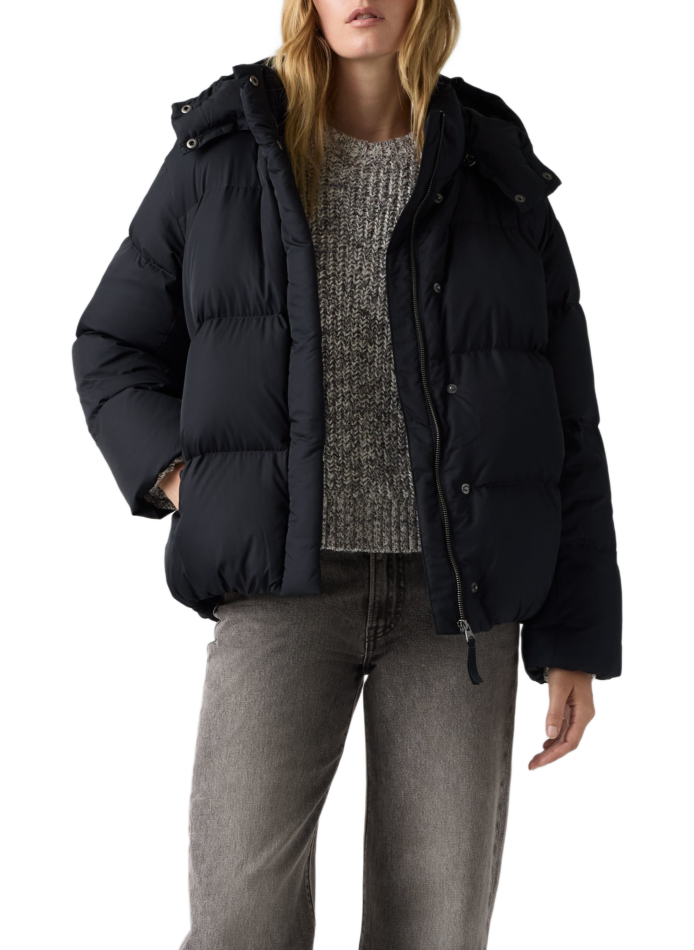 Daunenjacke mit Stehkragen LEVI'S Schwarz