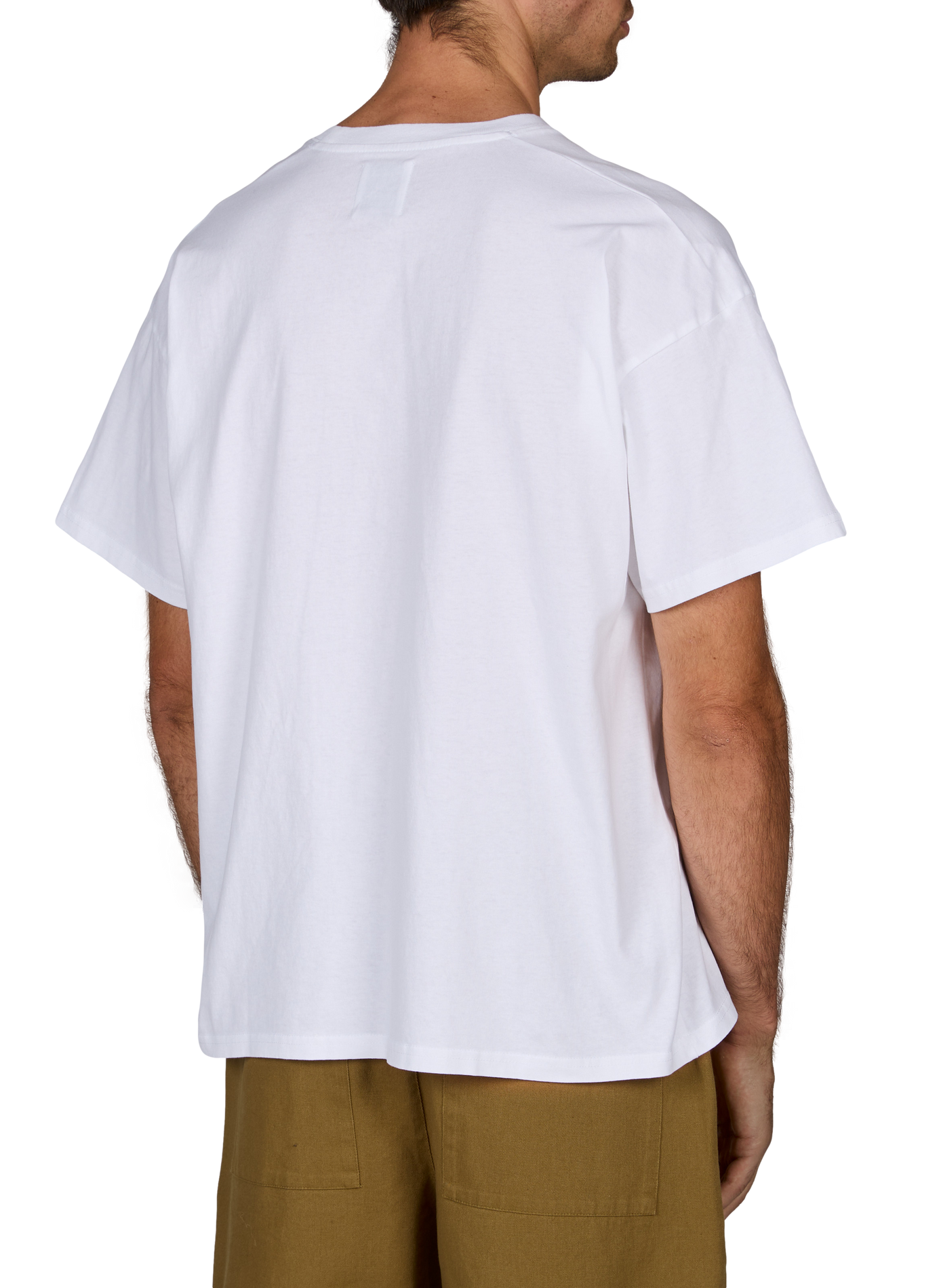Tee-shirt droit en coton ROA Blanc