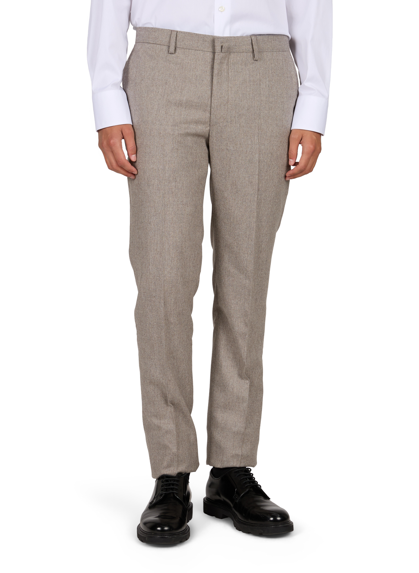 Slim wool trousers HACKETT Beige