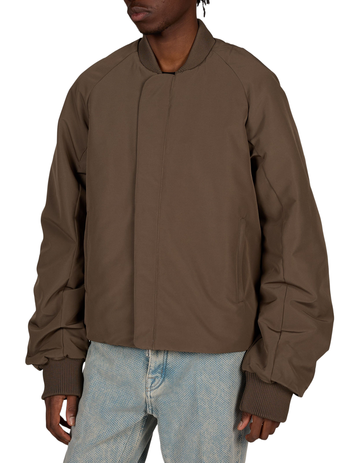 Blouson oversize col teddy WON HUNDRED Marron
