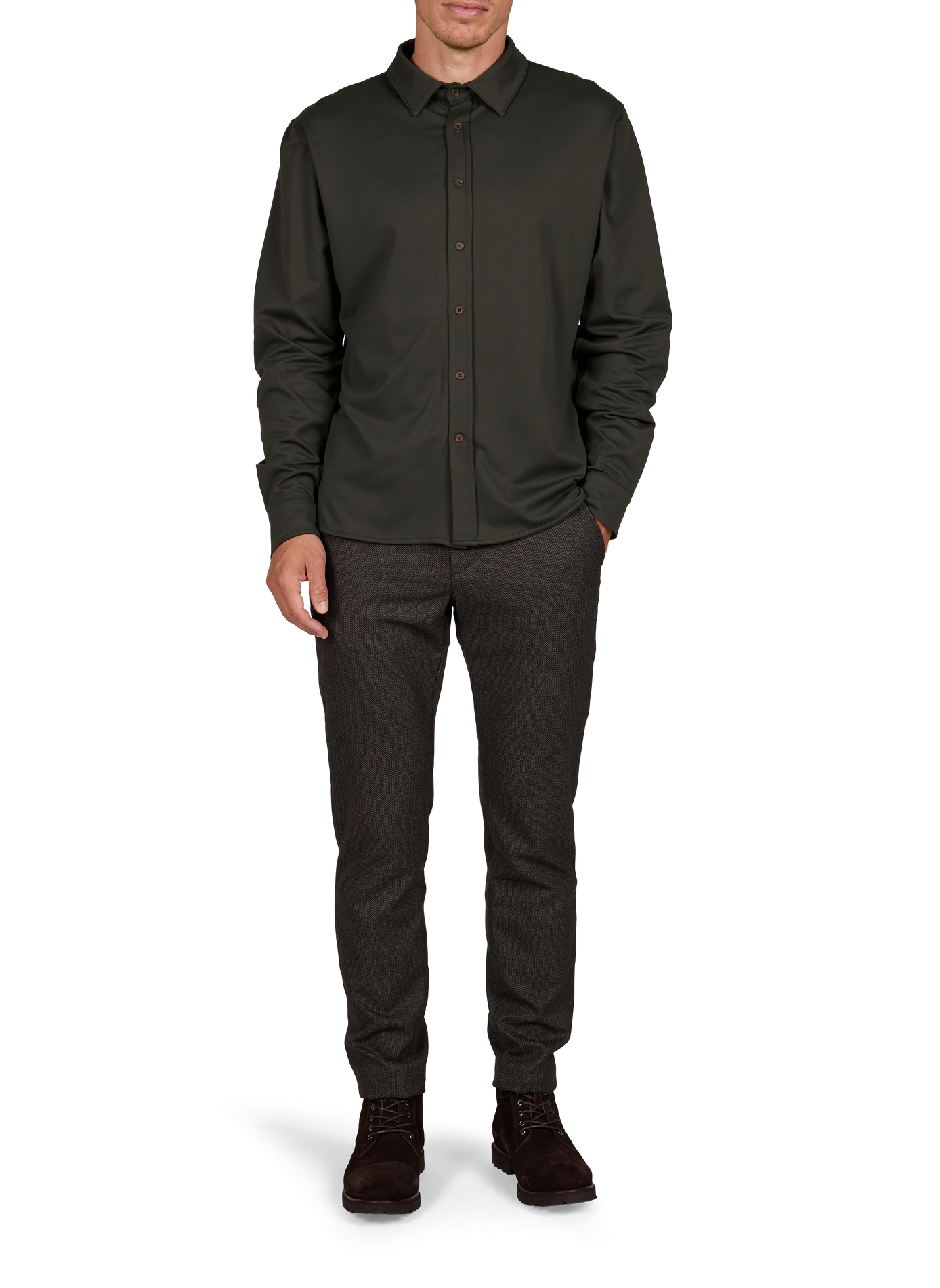 Gerade Chino-Hose STRELLSON Braun