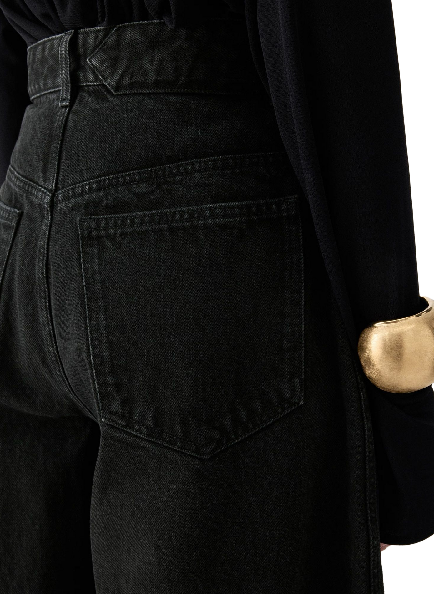 Le de-Nîmes Ovalo en coton JACQUEMUS Noir