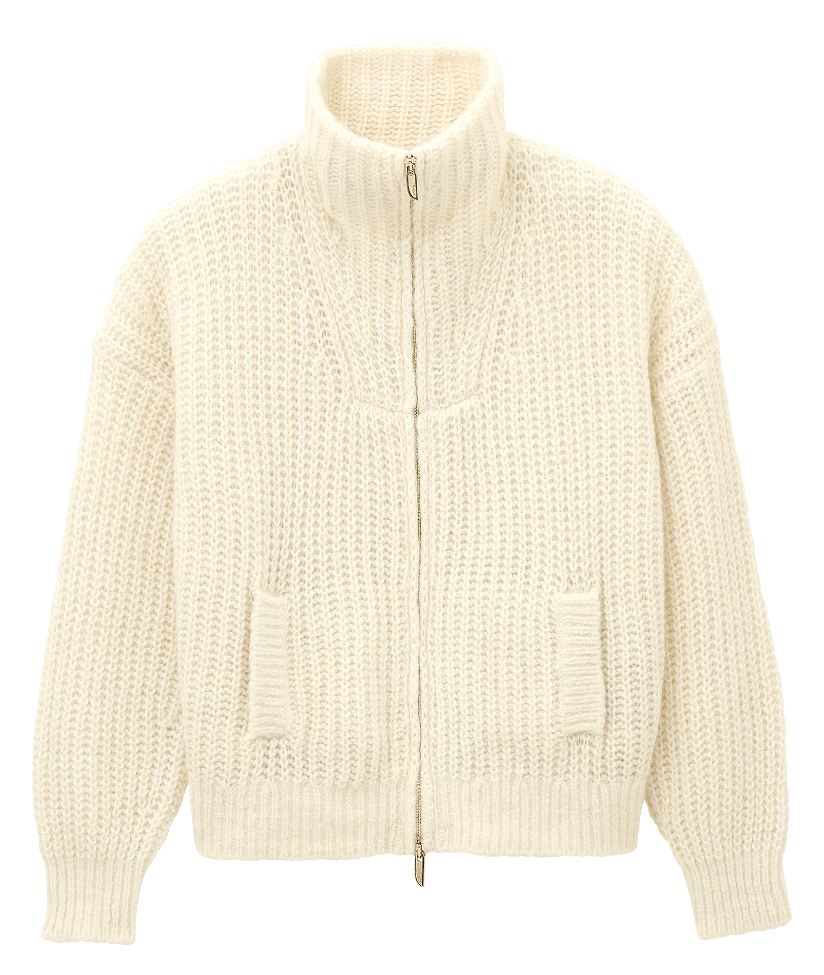 Cardigan ample en laine mélangée belwane BA&SH Beige