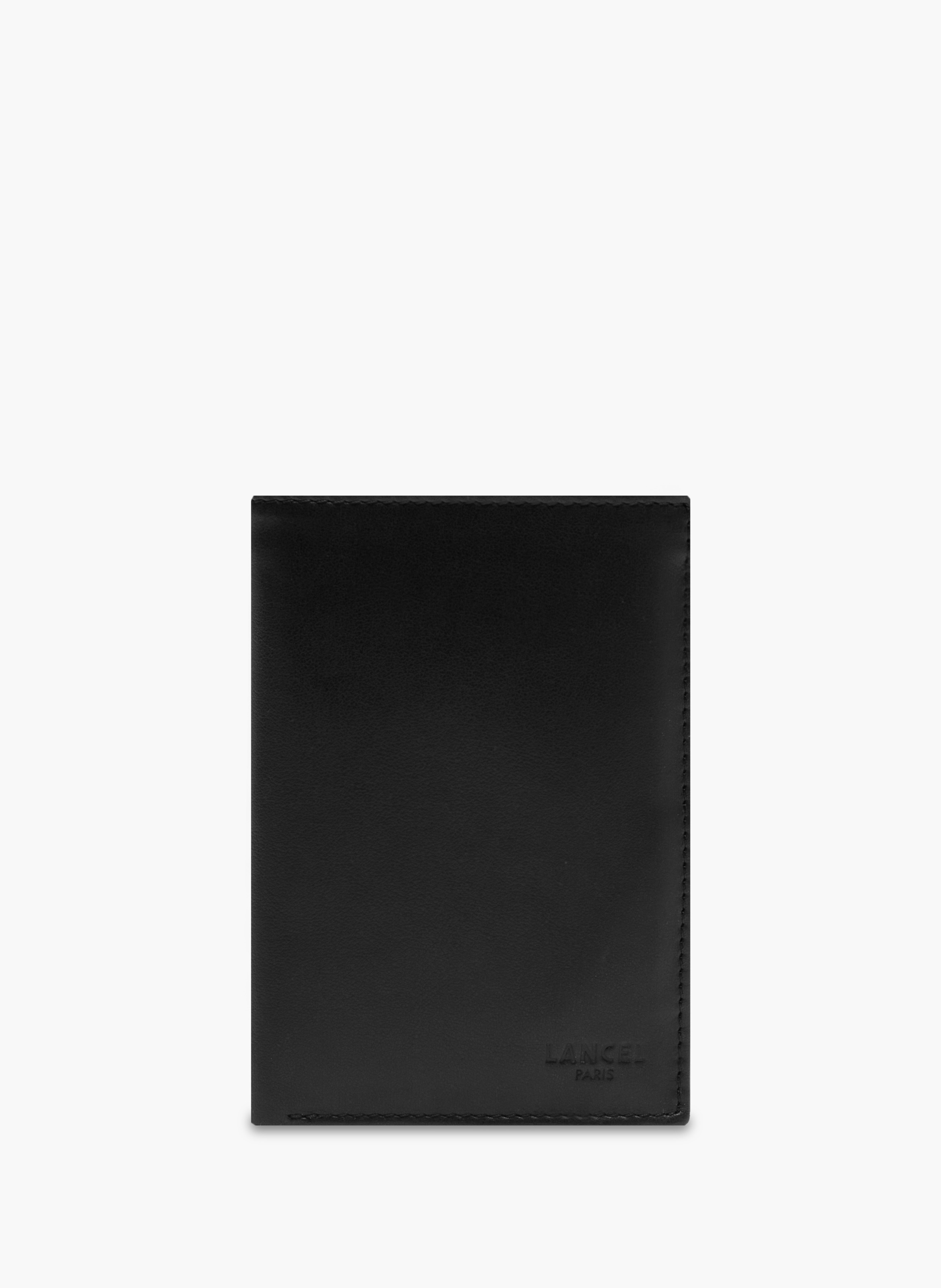 Portefeuille européen léon de lancel en cuir LANCEL Noir