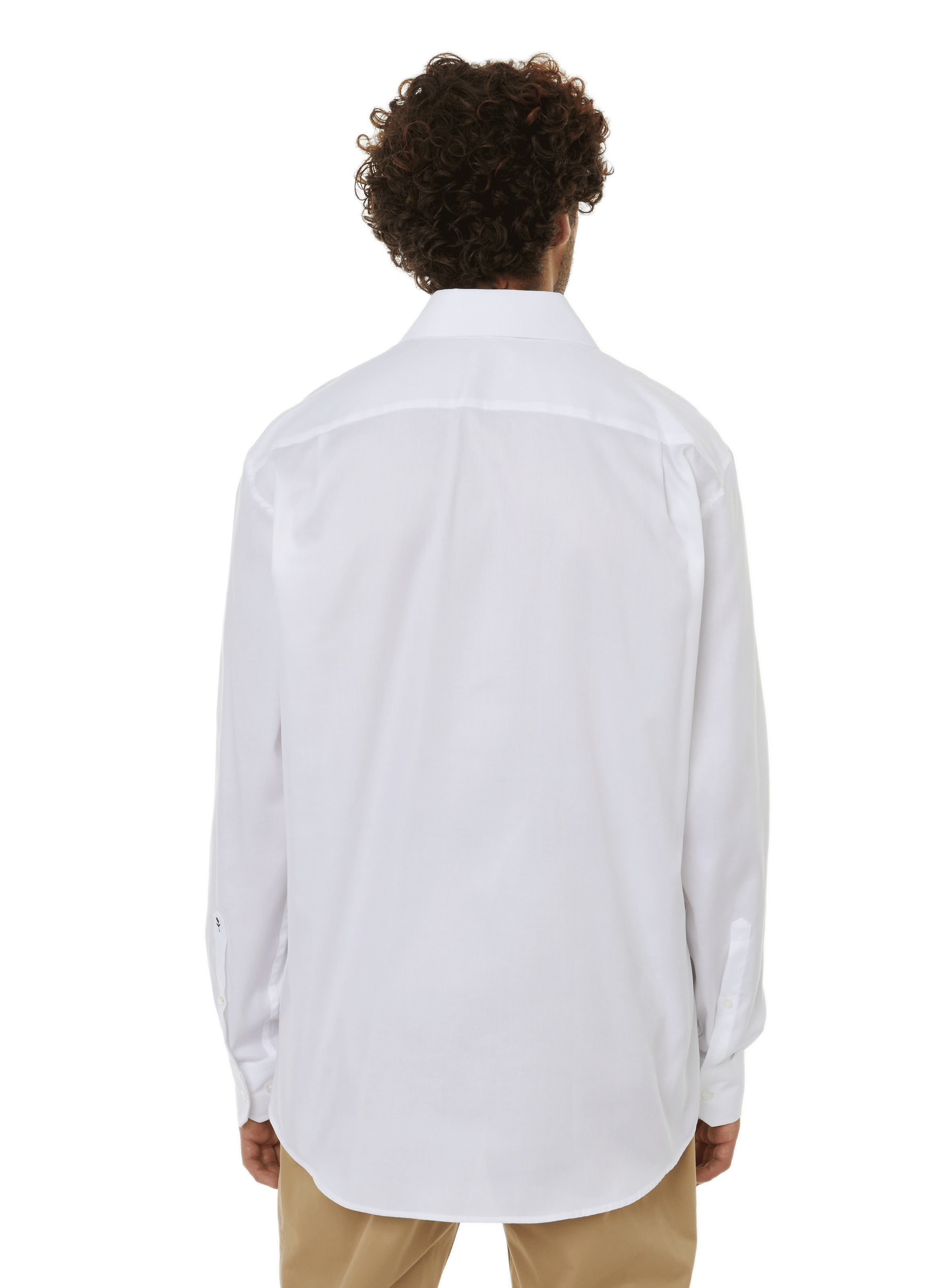Straight cotton shirt SEIDENSTICKER White