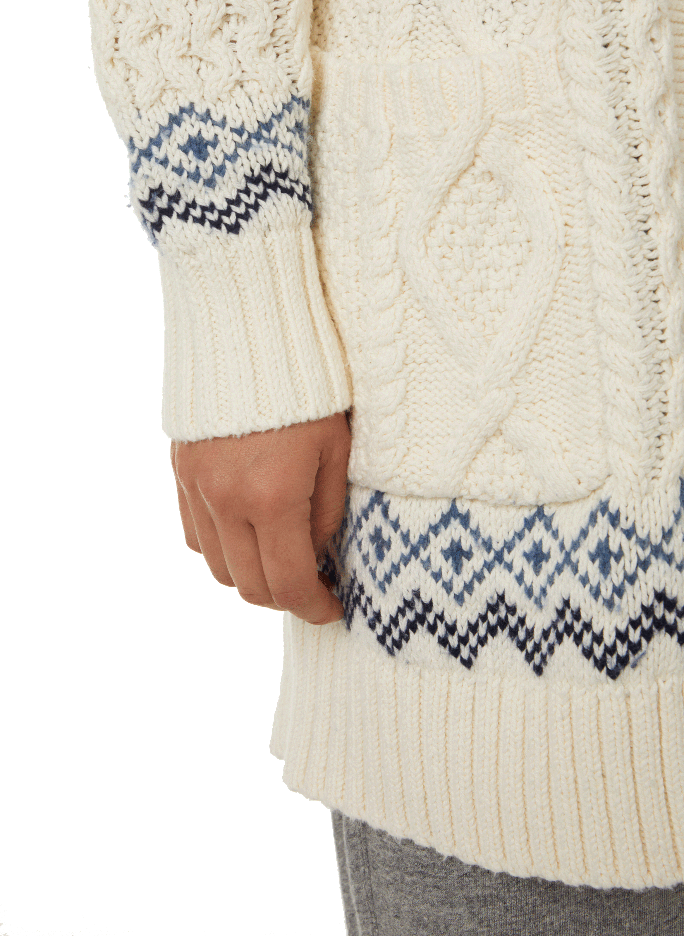 Cardigan en laine mélangé POLO RALPH LAUREN Bleu