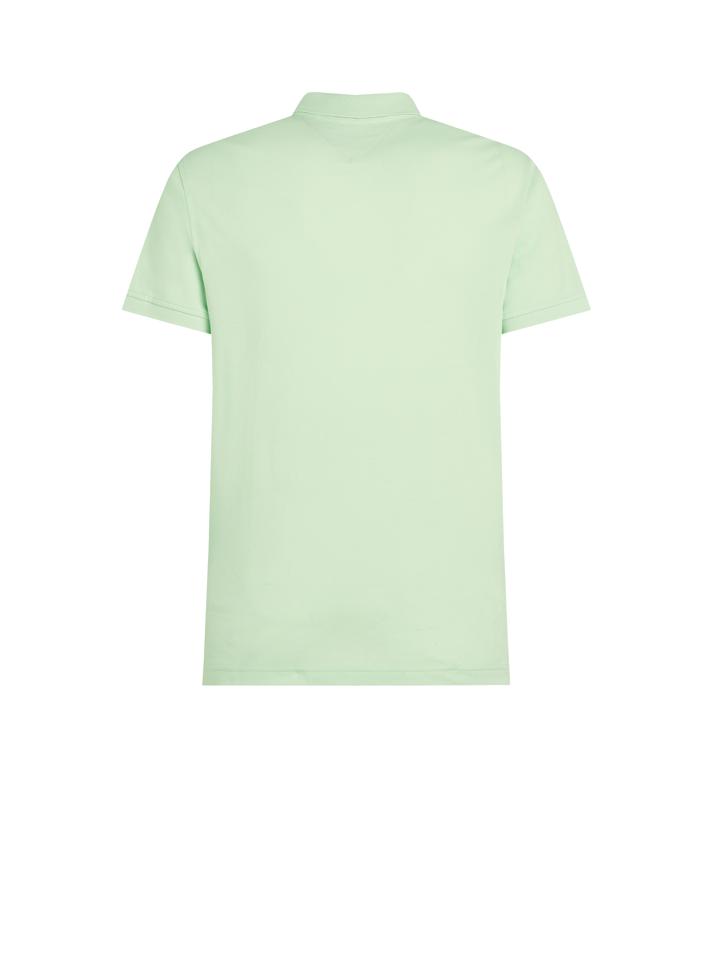 Polo droit en piqué de coton TOMMY HILFIGER Vert