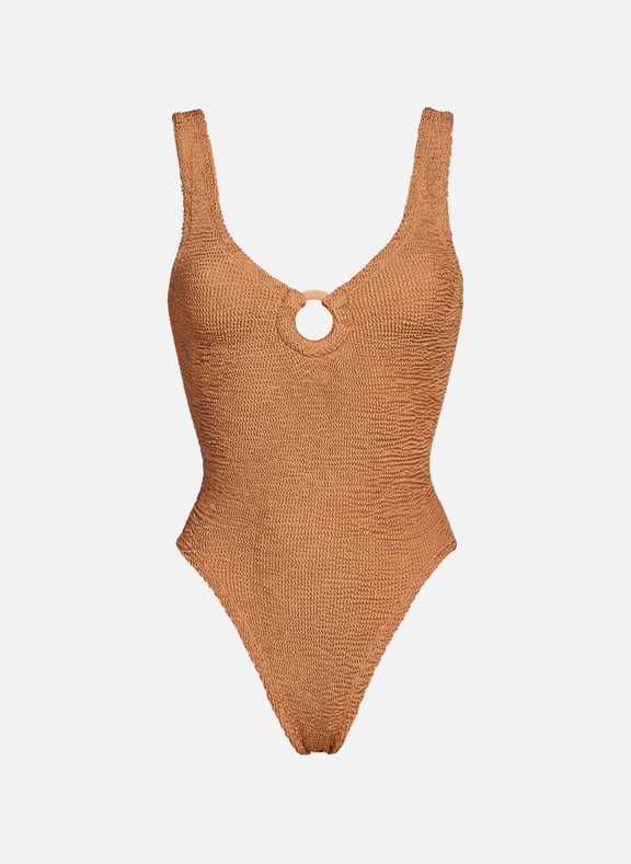 Swimsuit Celine Brown by HUNZA G HUNZA G Swimsuit Celine Brown