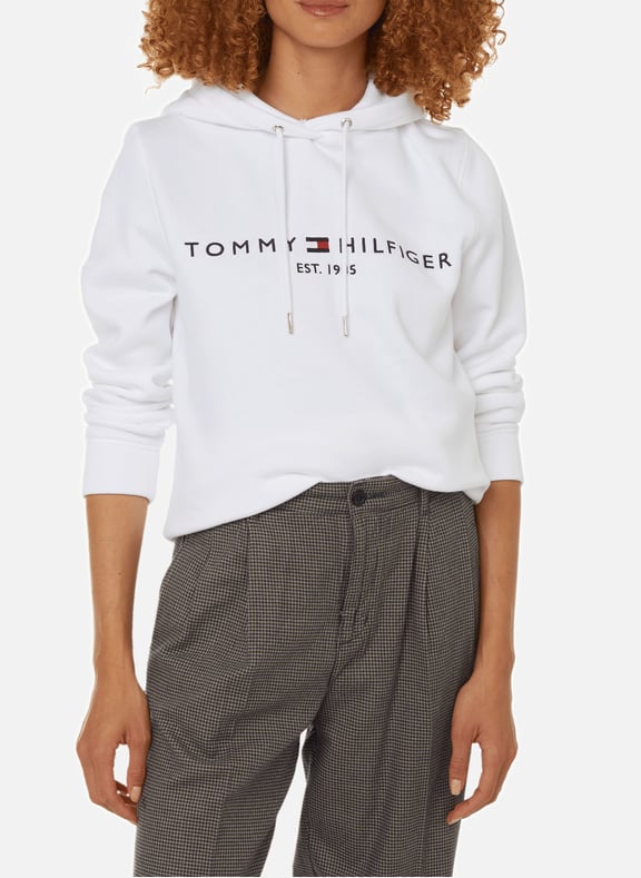 Cotton hoodie White by TOMMY HILFIGER TOMMY HILFIGER Cotton hoodie White