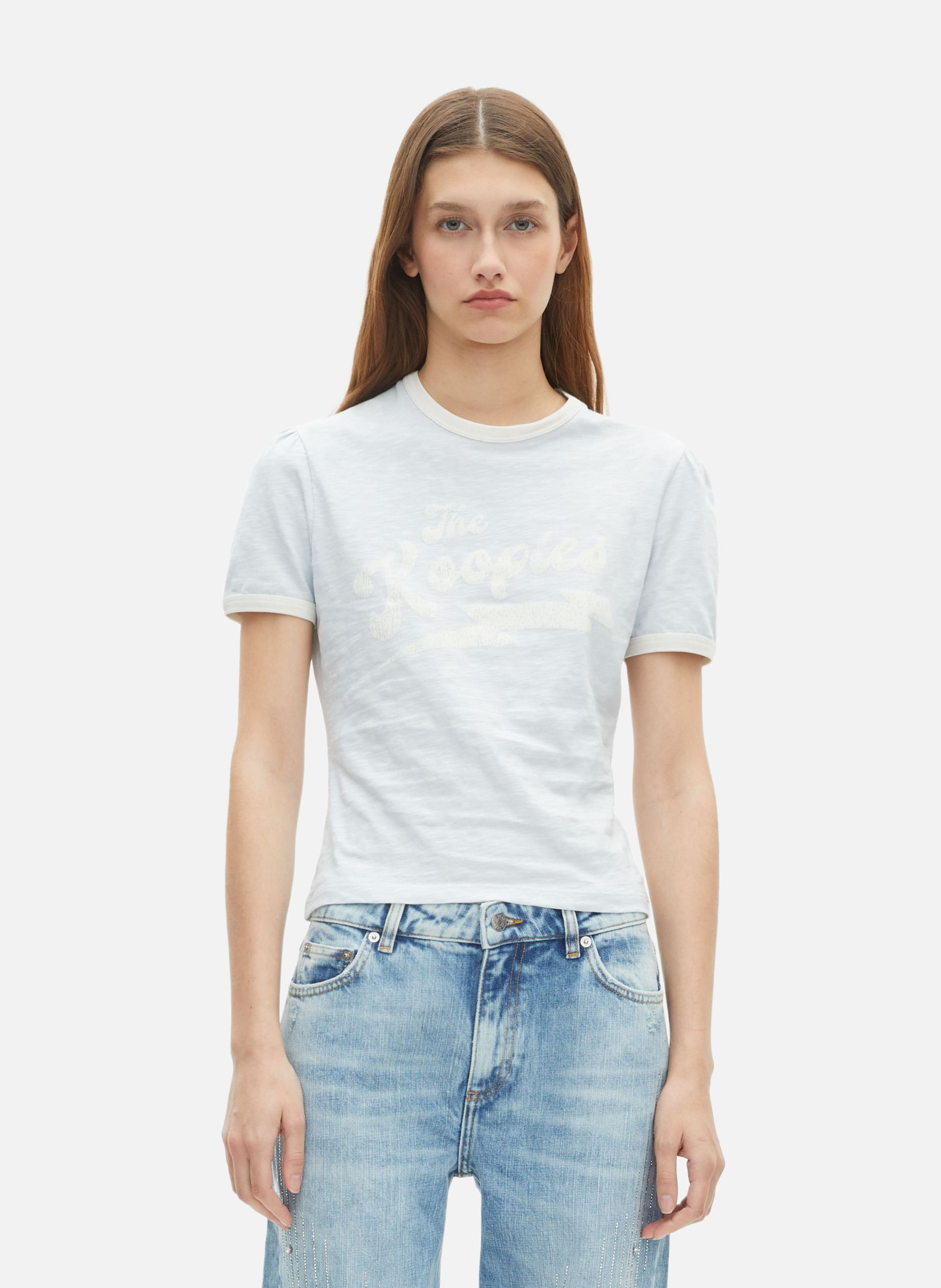 T-shirt avec sérigraphie THE KOOPLES Bleu
