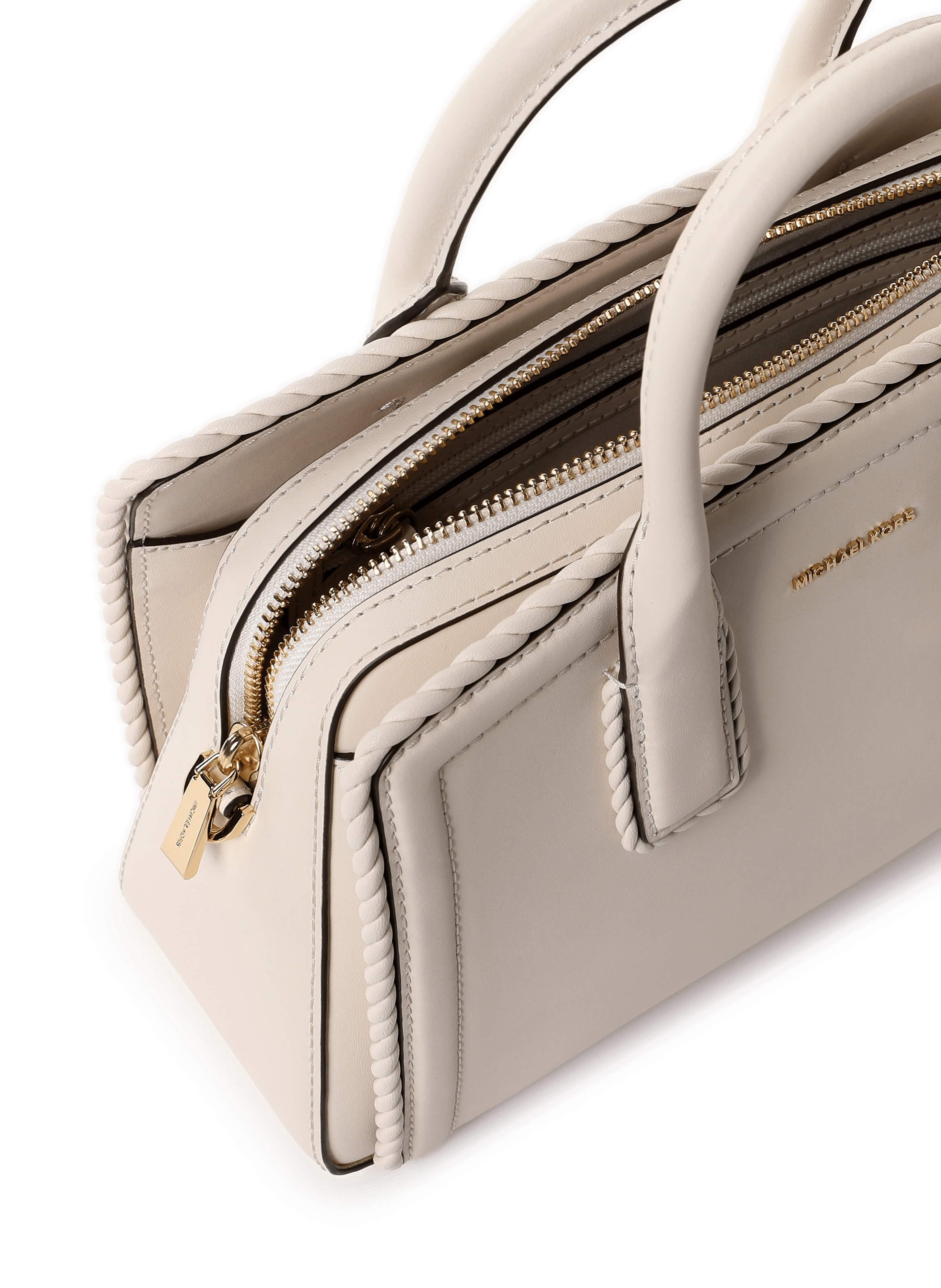 Sac à main en cuir  MICHAEL KORS Blanc