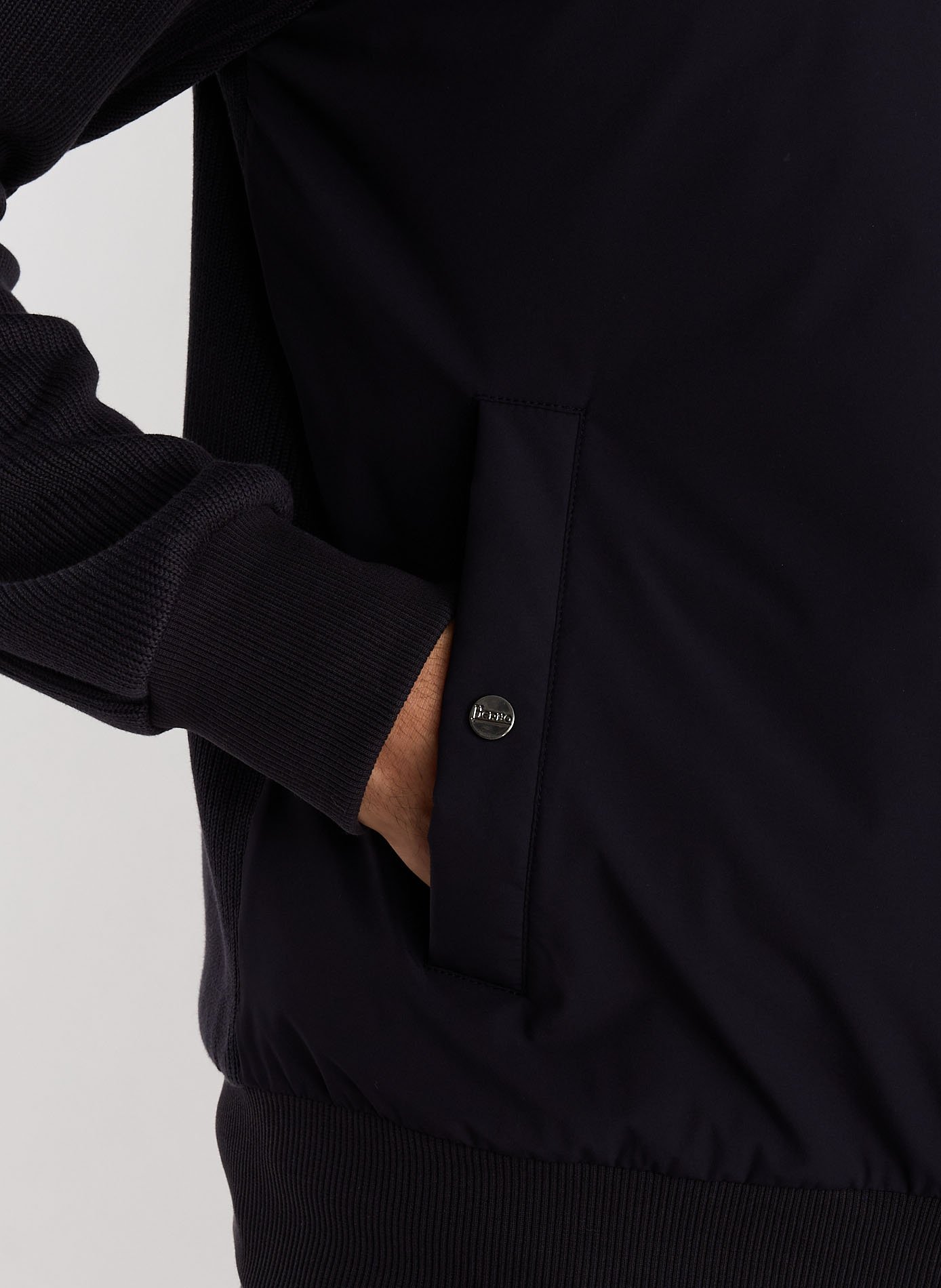 Veste légère à capuche Bleu