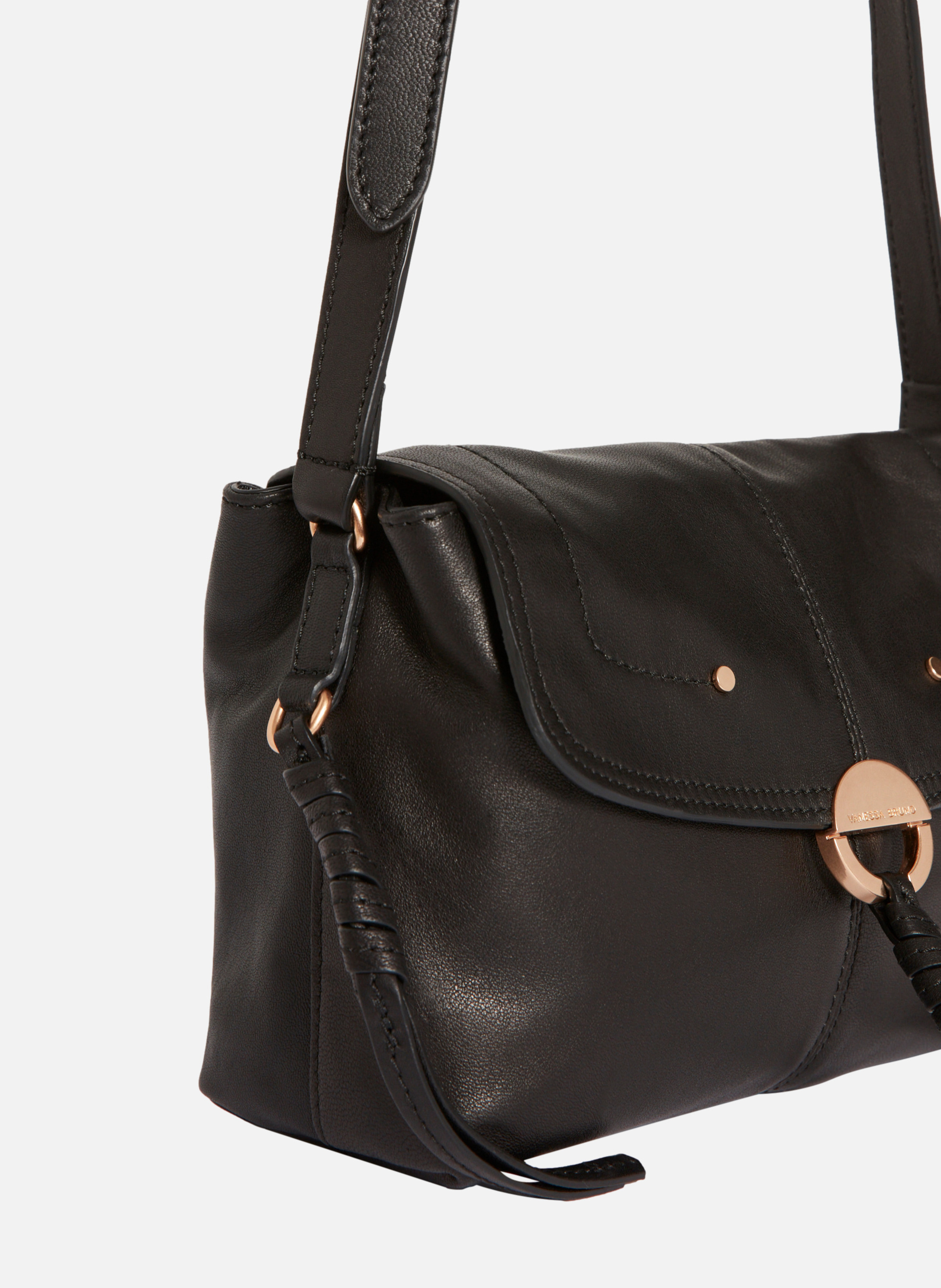 Sac à rabat othilia en cuir VANESSA BRUNO Noir