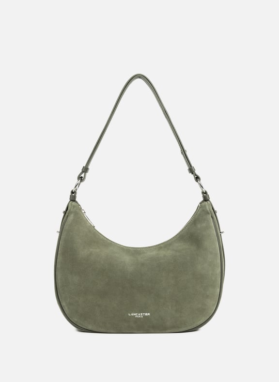 Large shoulder bag - Suède Green by LANCASTER LANCASTER Large shoulder bag - Suède Green
