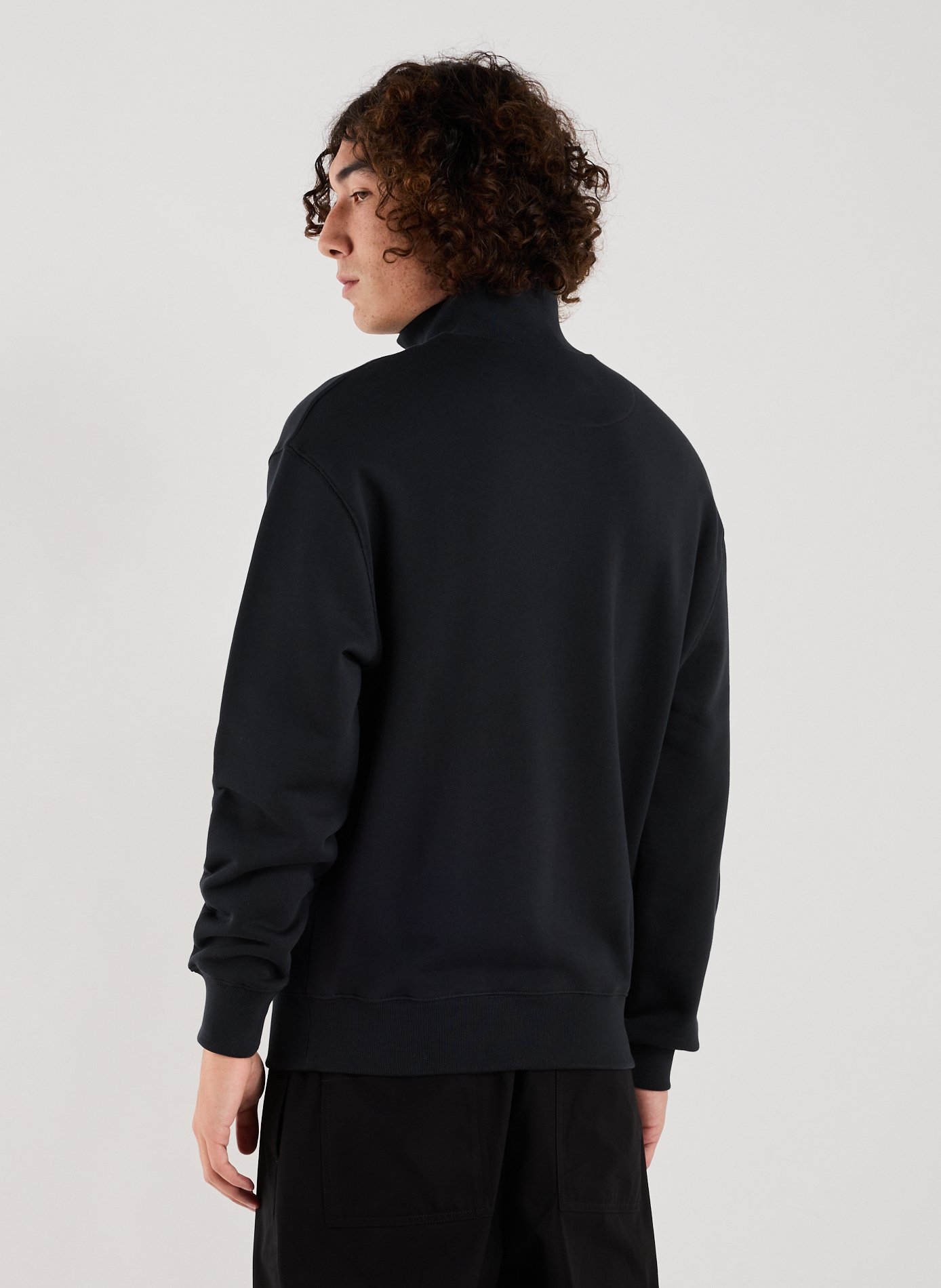 Zip-up Hoodie Double Fox Bold Head MAISON KITSUNÉ Grey