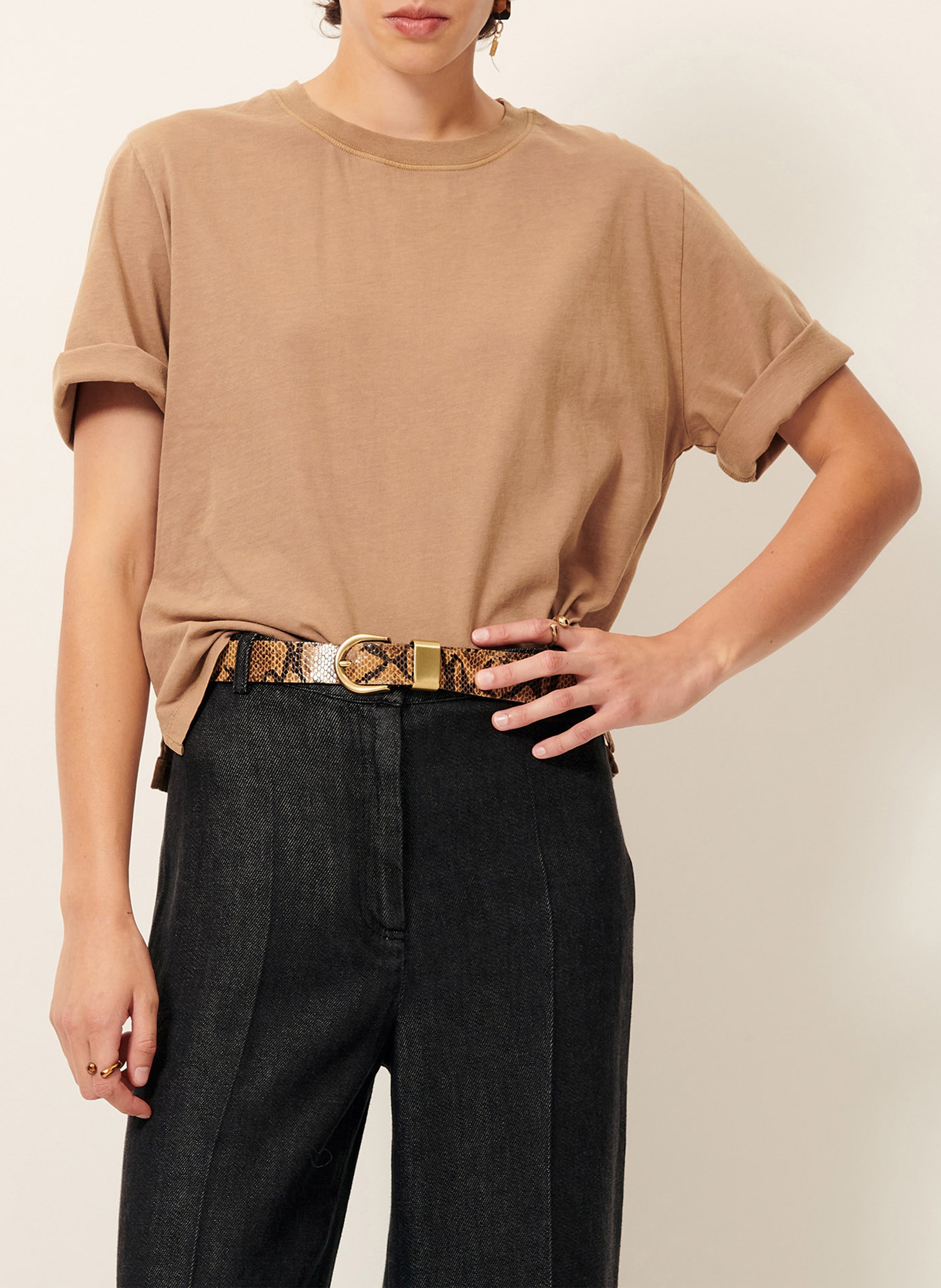 Tee-shirt oversize en coton sergio SESSUN Beige